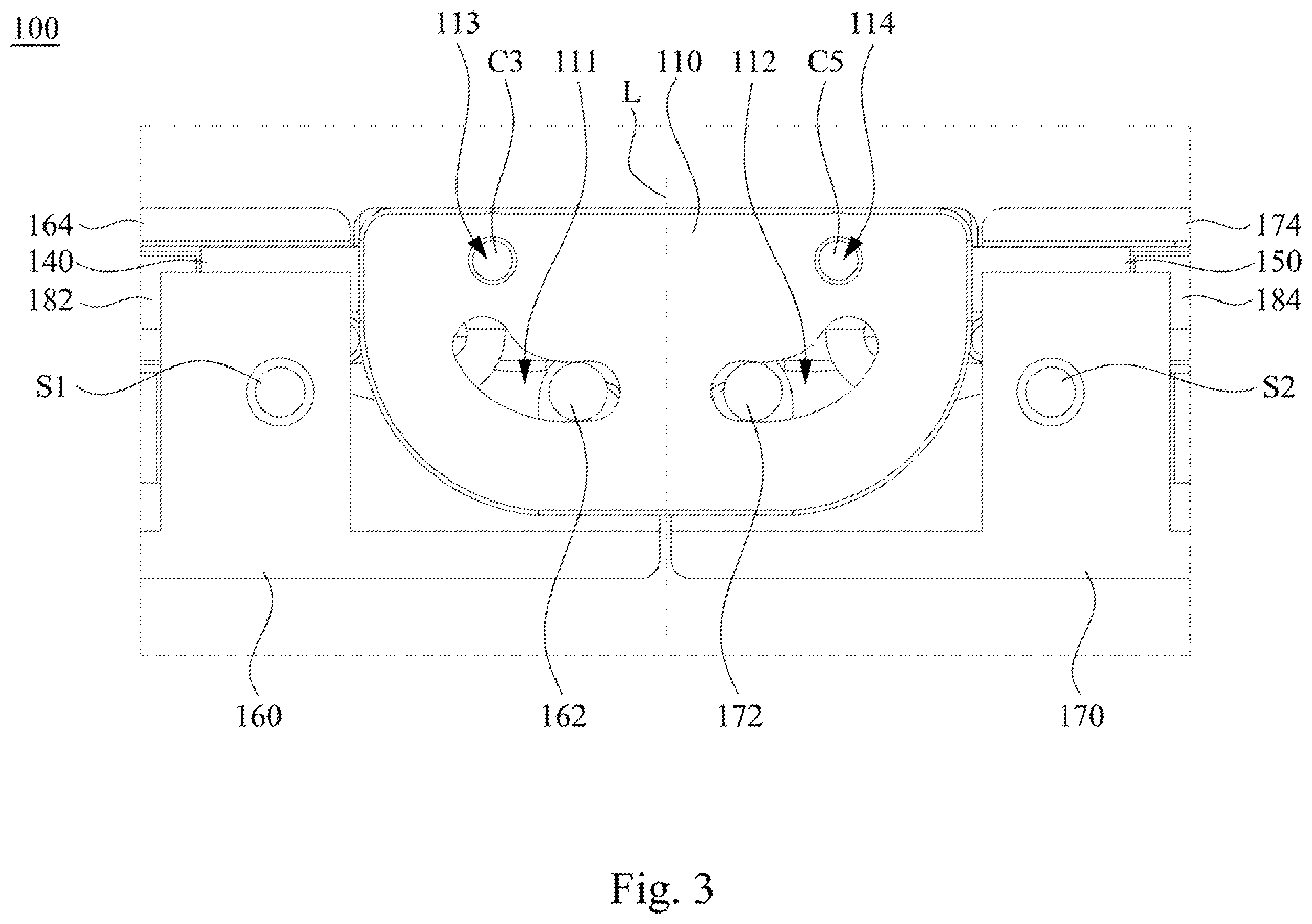 Patent US12422898 Figure 3 – Foldable assembly and foldable display device