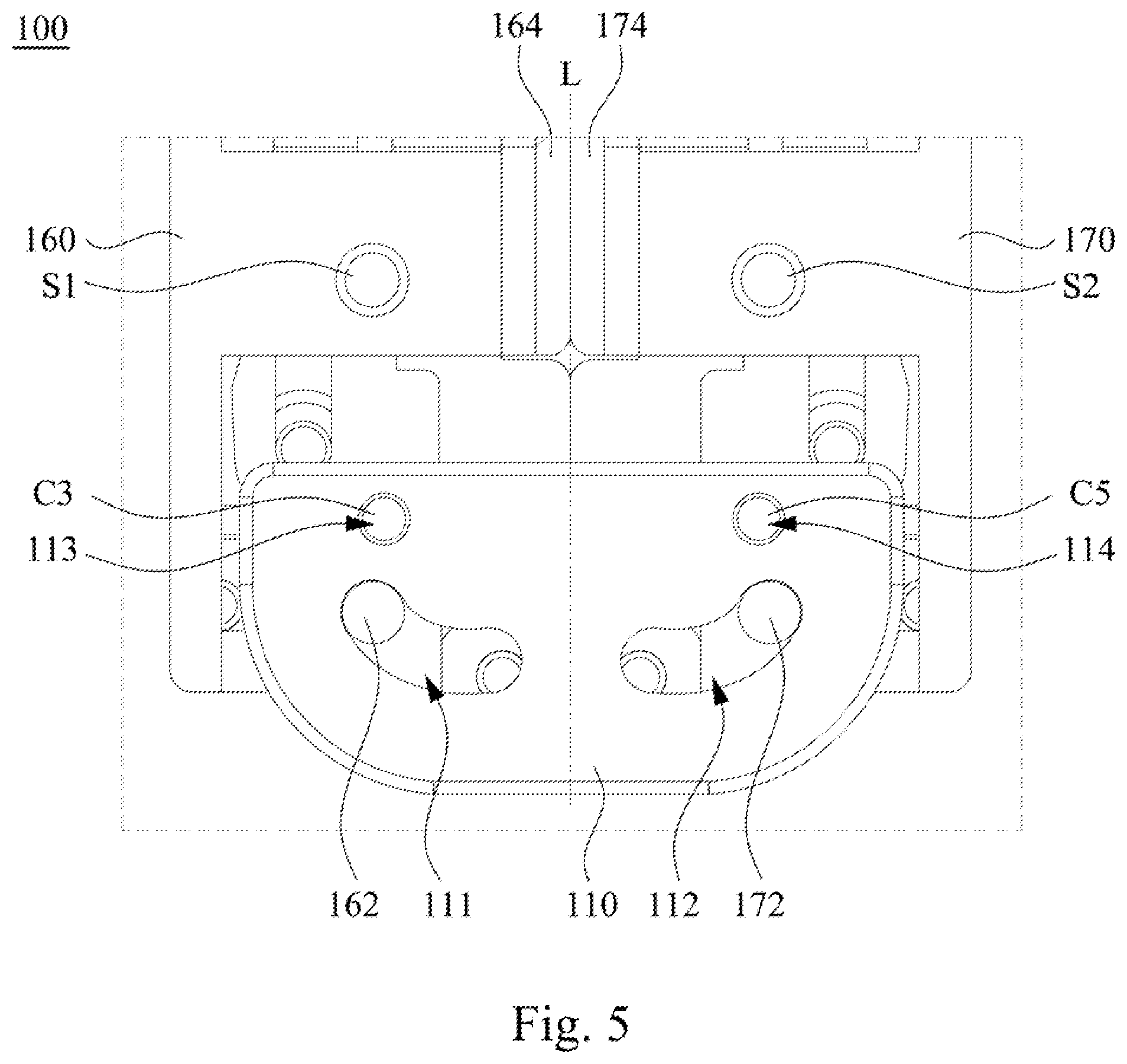 Patent US12422898 Figure 5 – Foldable assembly and foldable display device