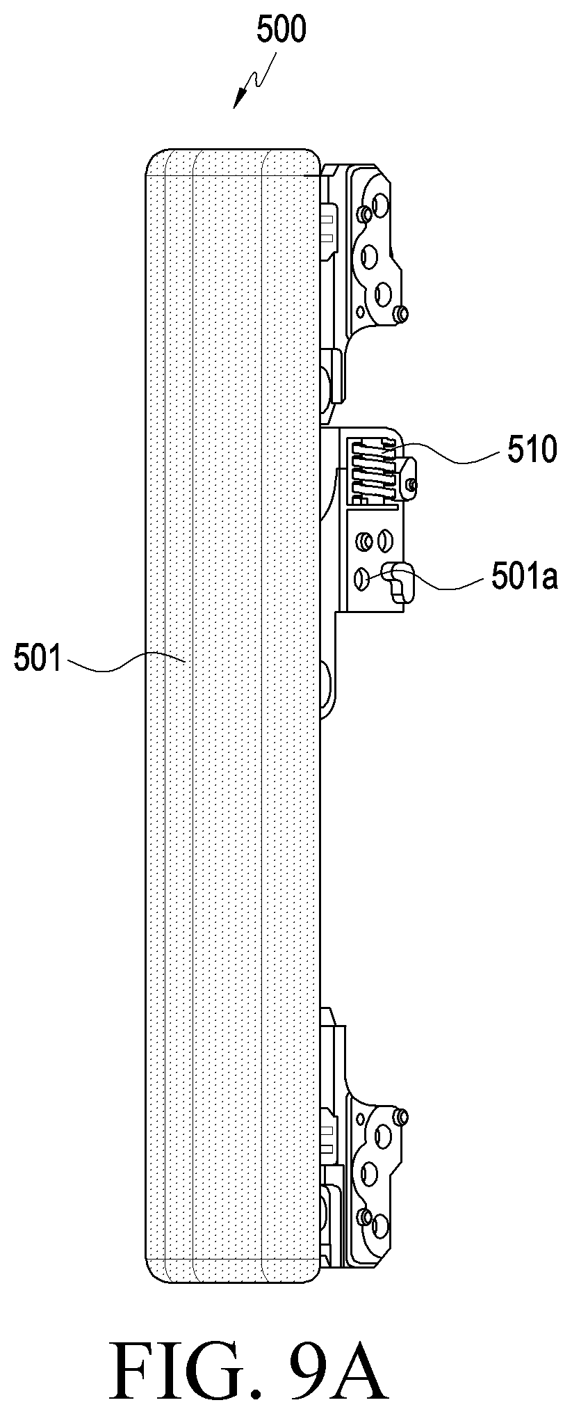 Patent US12422899 Figure 9 – Electronic device including hinge module