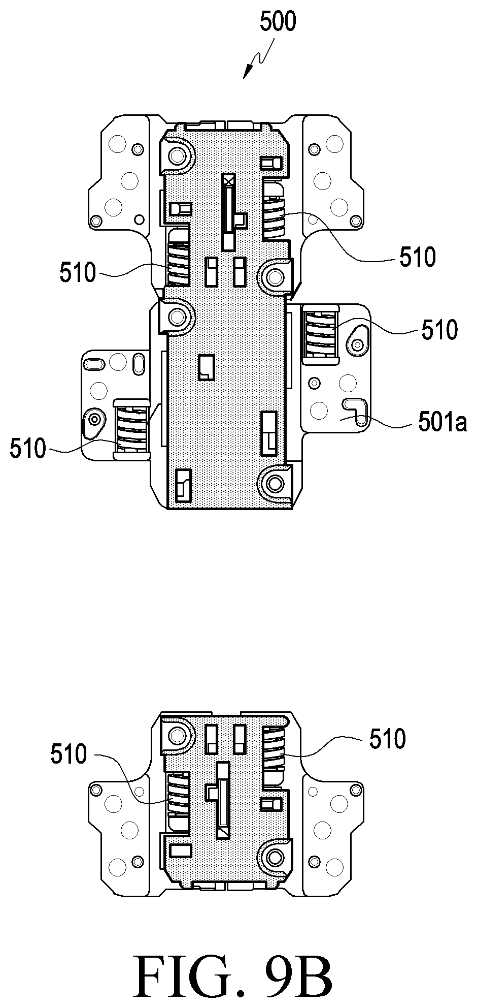 Patent US12422899 Figure 10 – Electronic device including hinge module