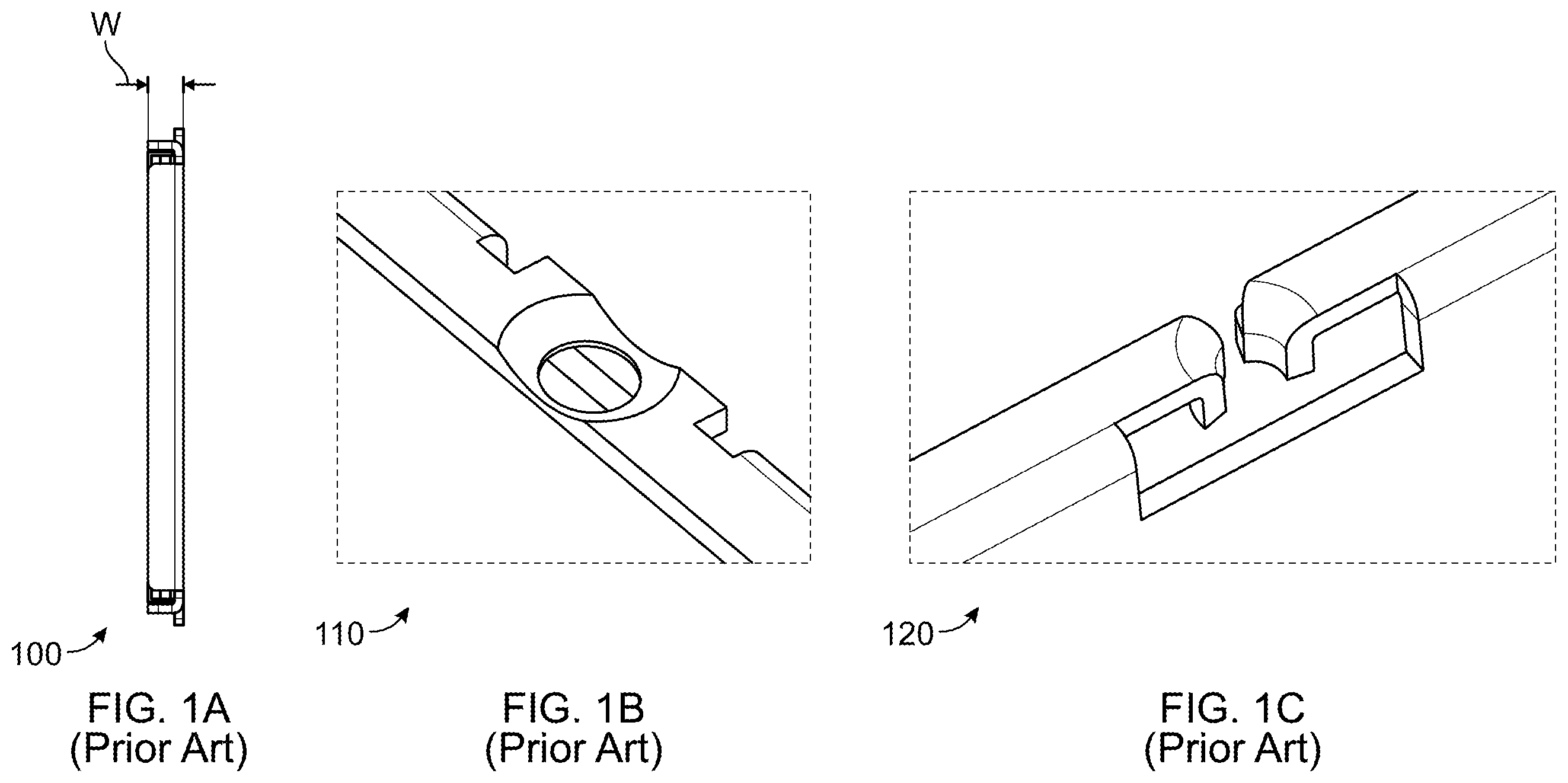 Patent US12422902 Figure 1 – Divider wall assembly including coupling rod and computing system including the same