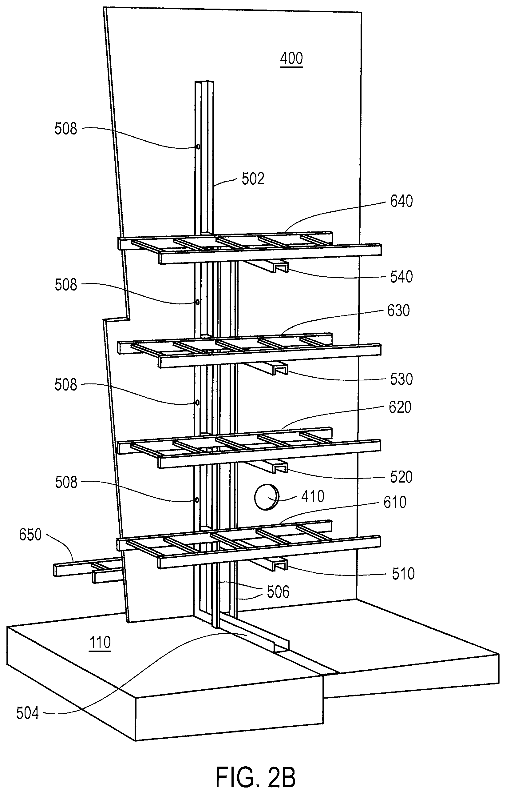 Patent US12422905 Figure 5 – Data center facility including external wall penetrating air handling units