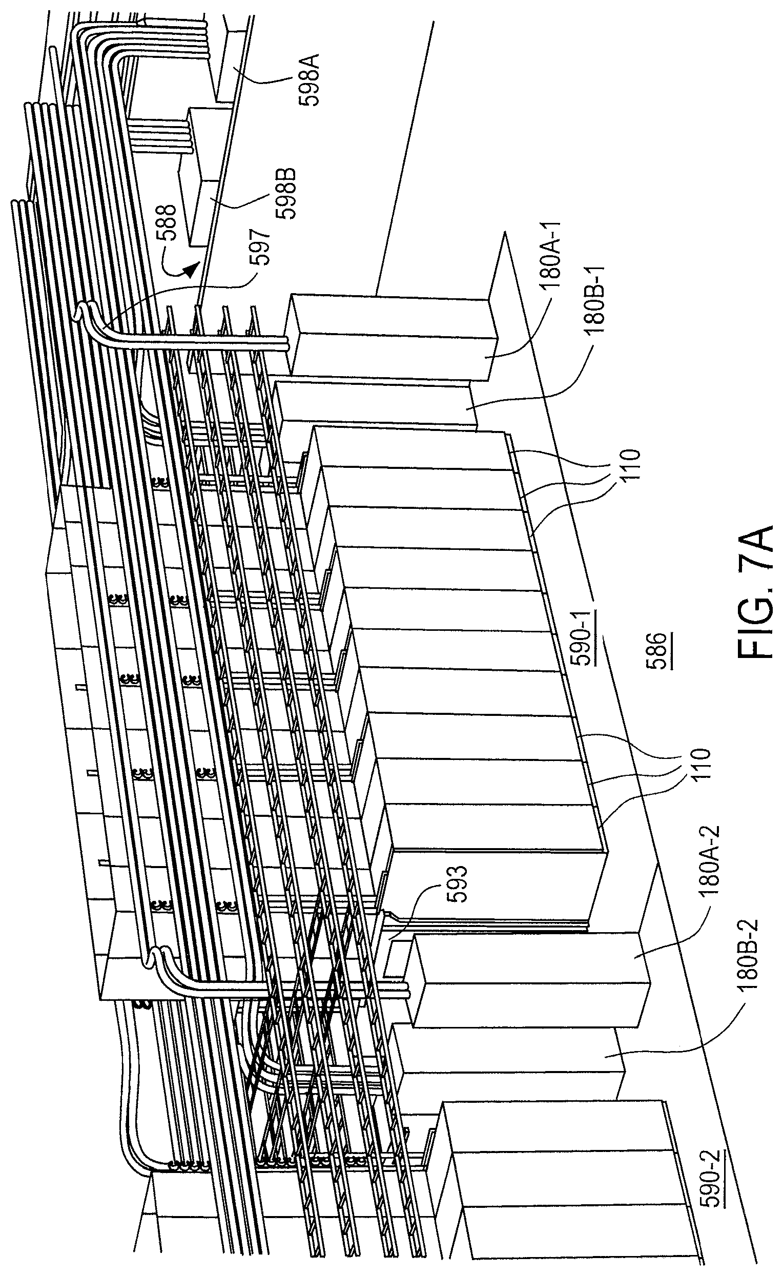 Patent US12422905 Figure 14 – Data center facility including external wall penetrating air handling units
