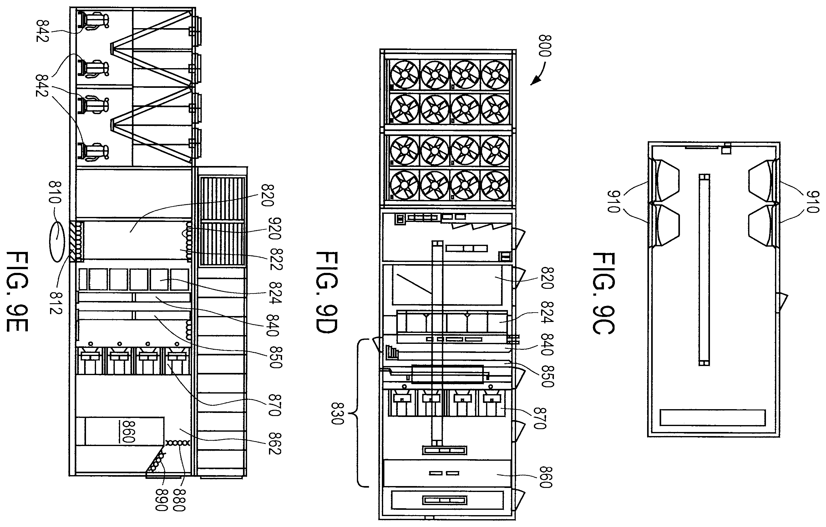 Patent US12422905 Figure 18 – Data center facility including external wall penetrating air handling units