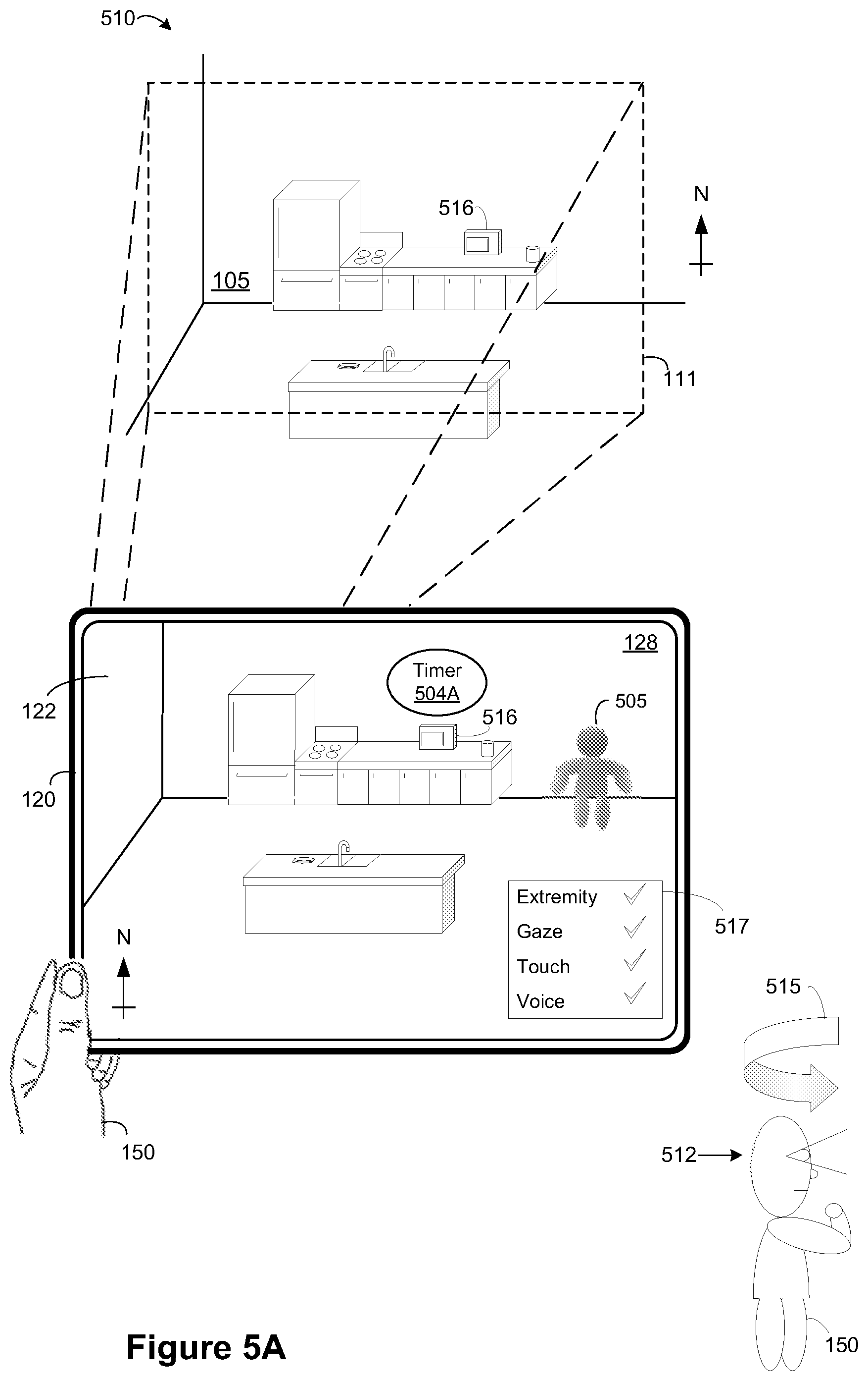 Patent US12422916 Figure 7 – Method and device for dynamic sensory and input modes based on contextual state
