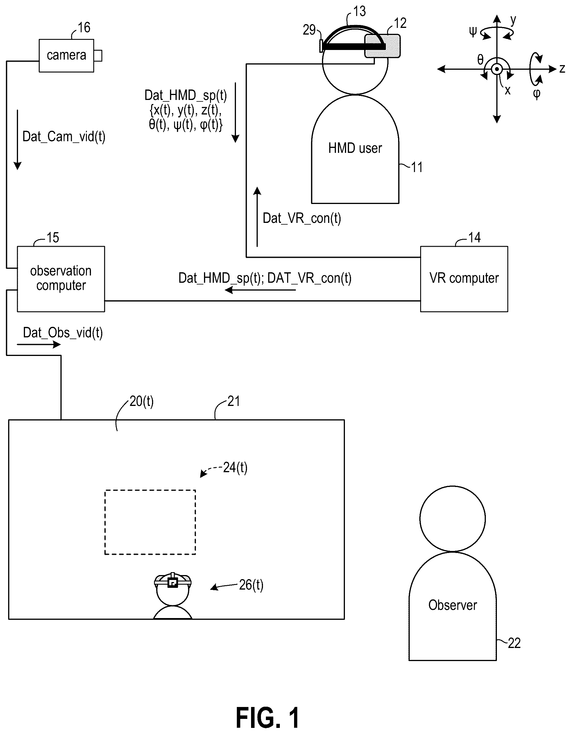 Patent US12422918 Figure 1 – Systems and methods for providing observation scenes corresponding to extended reality (XR) content