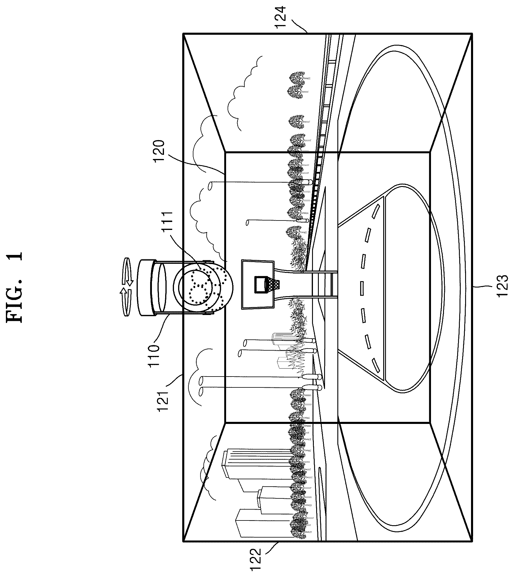 Patent US12422920 Figure 1 – Image projection device and control method thereof