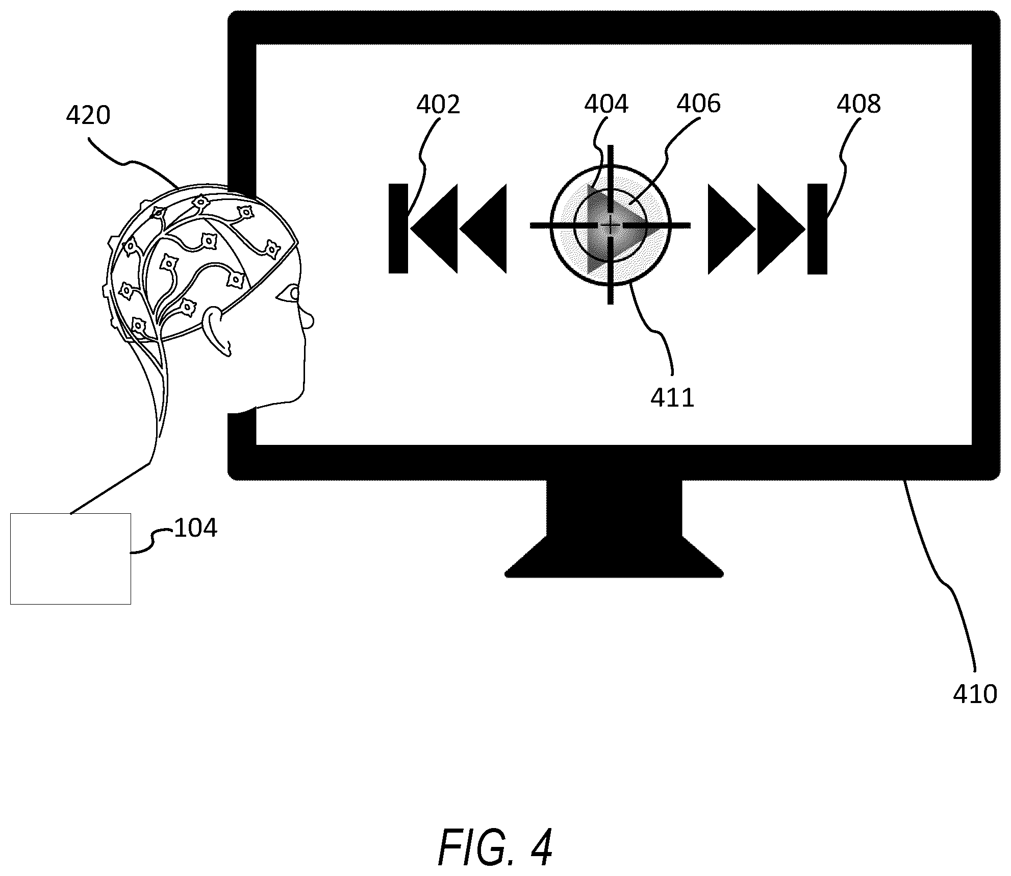 Patent US12422927 Figure 6 – Brain-computer interface