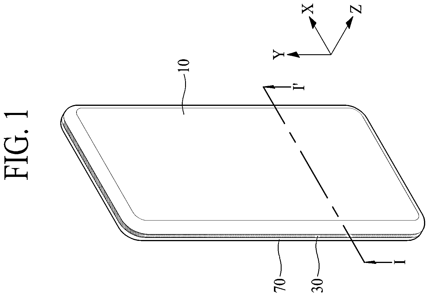 Patent US12422931 Figure 1 – Display apparatus