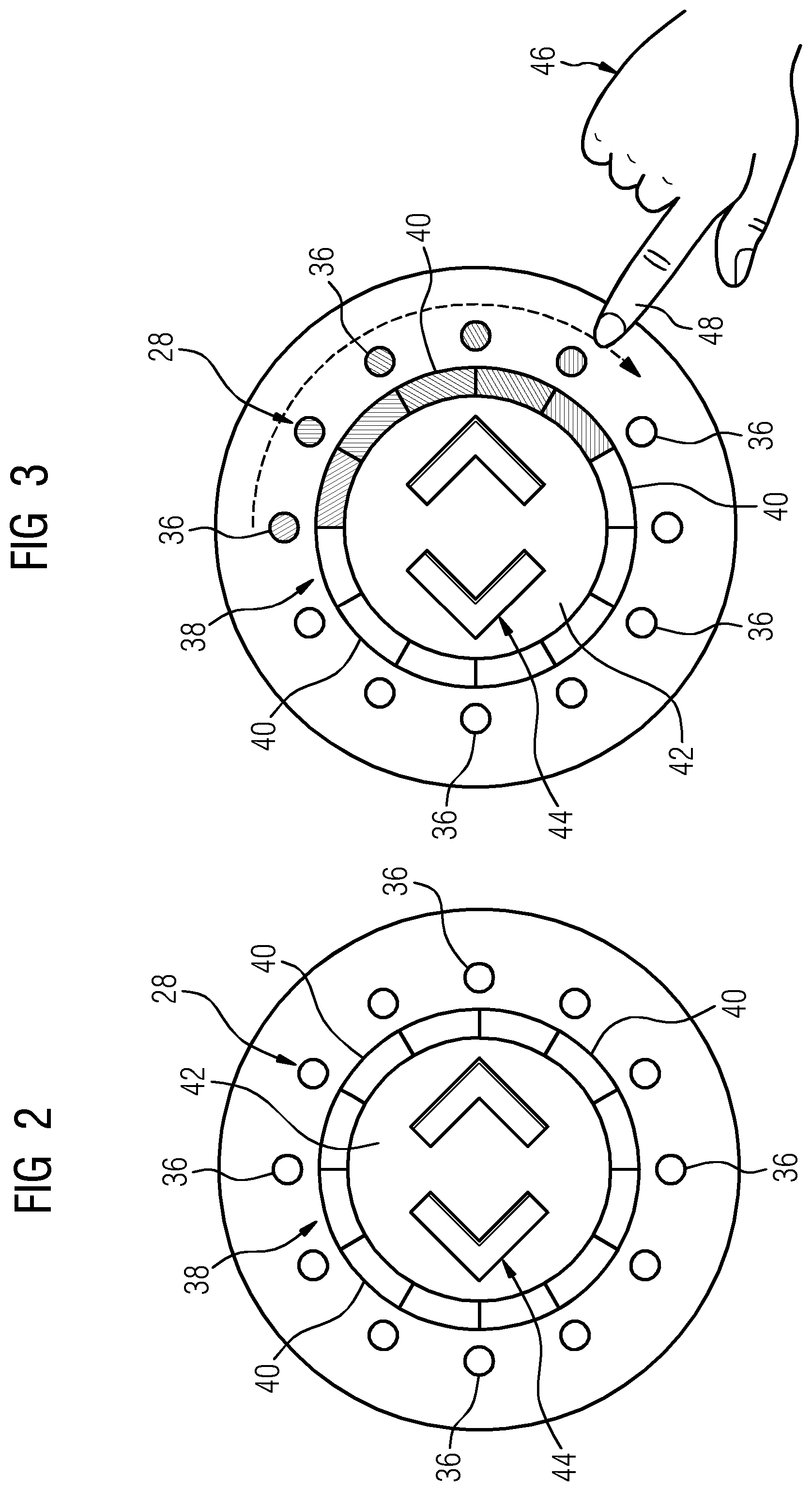 Patent US12422932 Figure 2 – Actuation device for a public transport vehicle