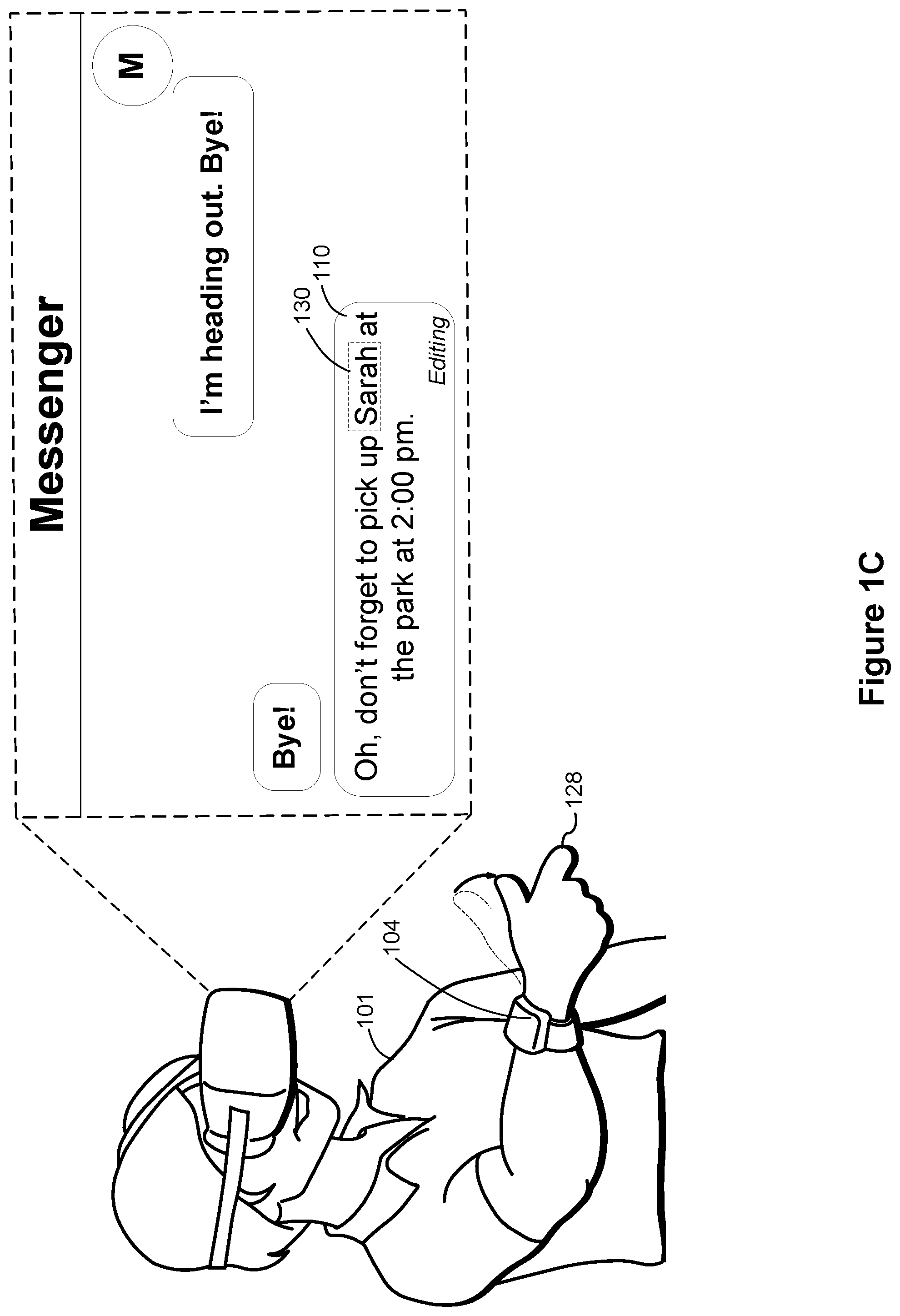 Patent US12422934 Figure 3 – Techniques for neuromuscular-signal-based detection of in-air hand gestures for text production and modification, and systems, wearable devices, and methods for using these techniques