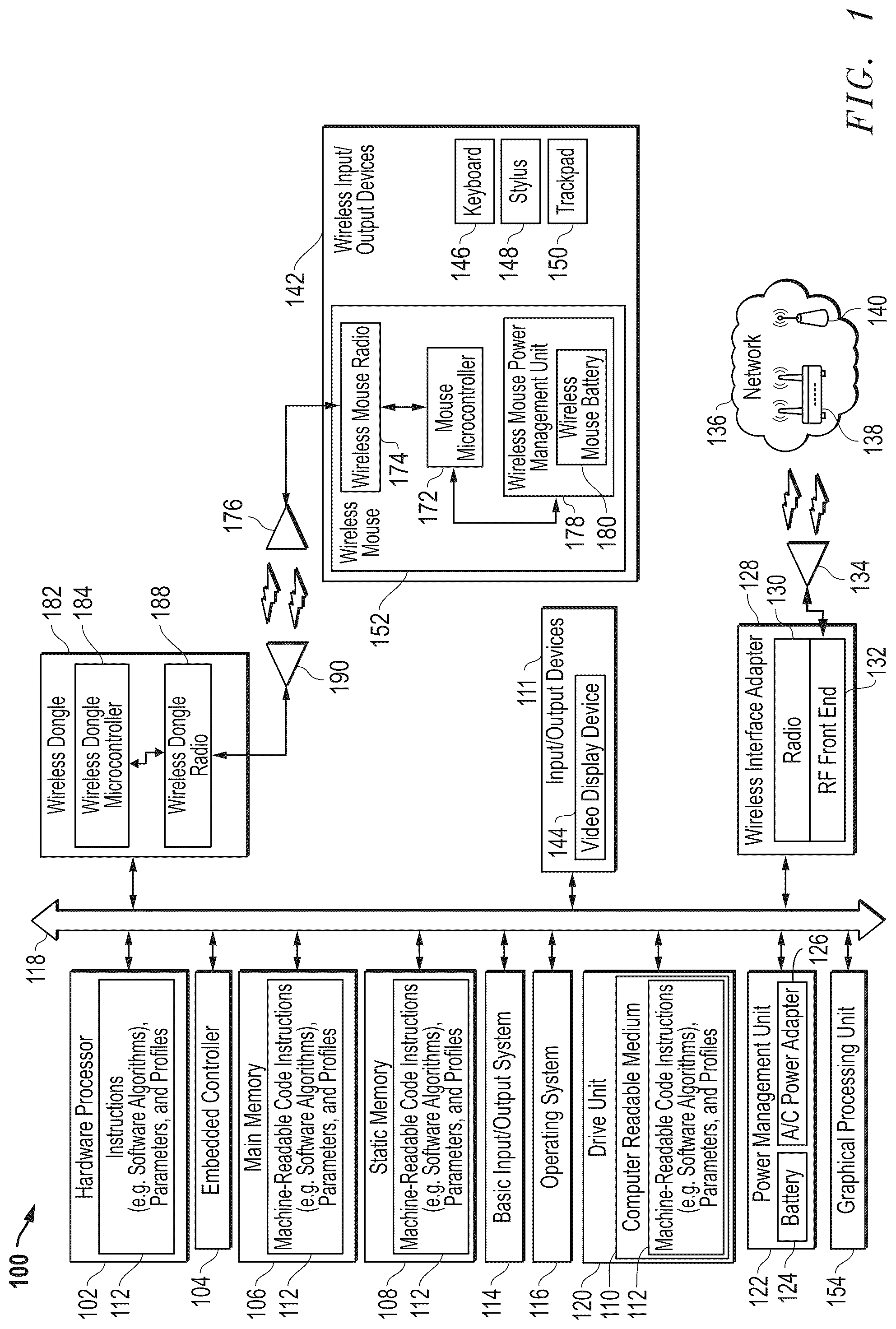 Patent US12422938 Figure 1 – Method of manufacture and apparatus for sustainable double injected housing for a mouse