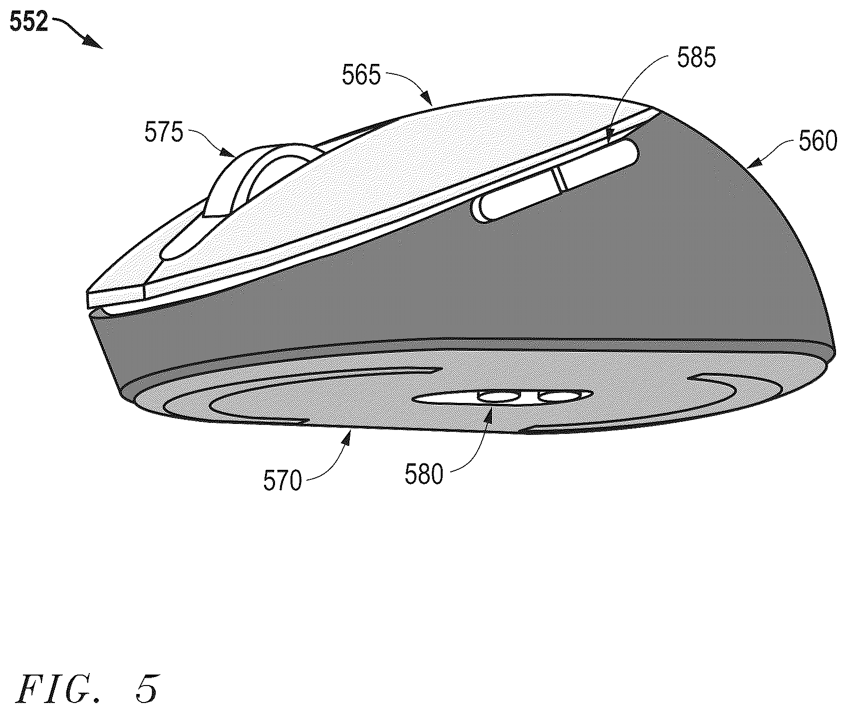 Patent US12422938 Figure 5 – Method of manufacture and apparatus for sustainable double injected housing for a mouse