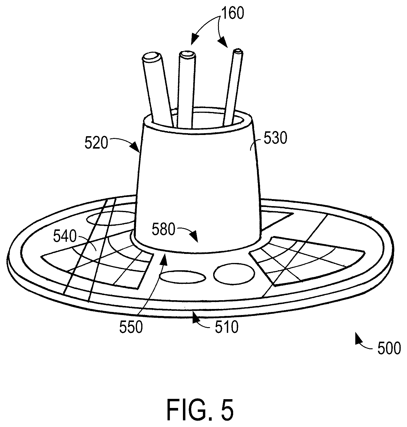 Patent US12422940 Figure 5 – Base station for use with digital pens