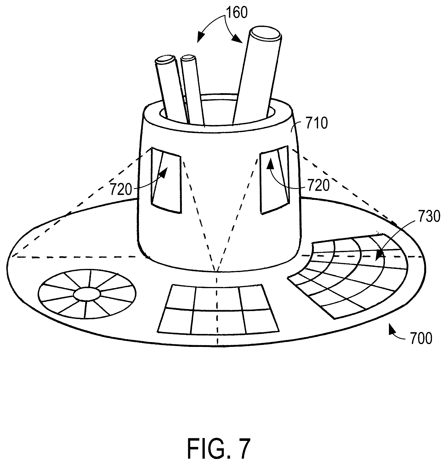 Patent US12422940 Figure 7 – Base station for use with digital pens