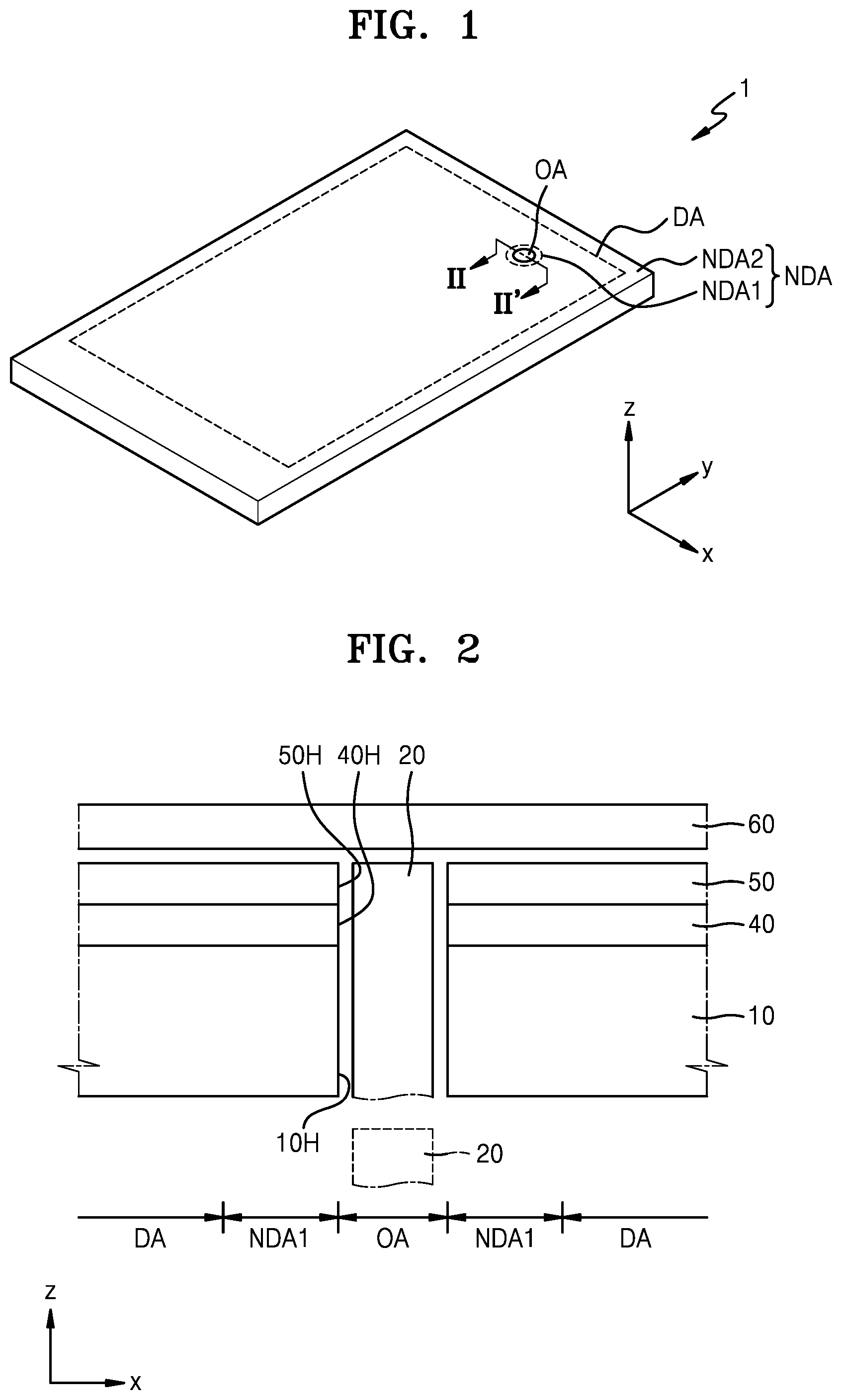 Patent US12422942 Figure 1 – Display device