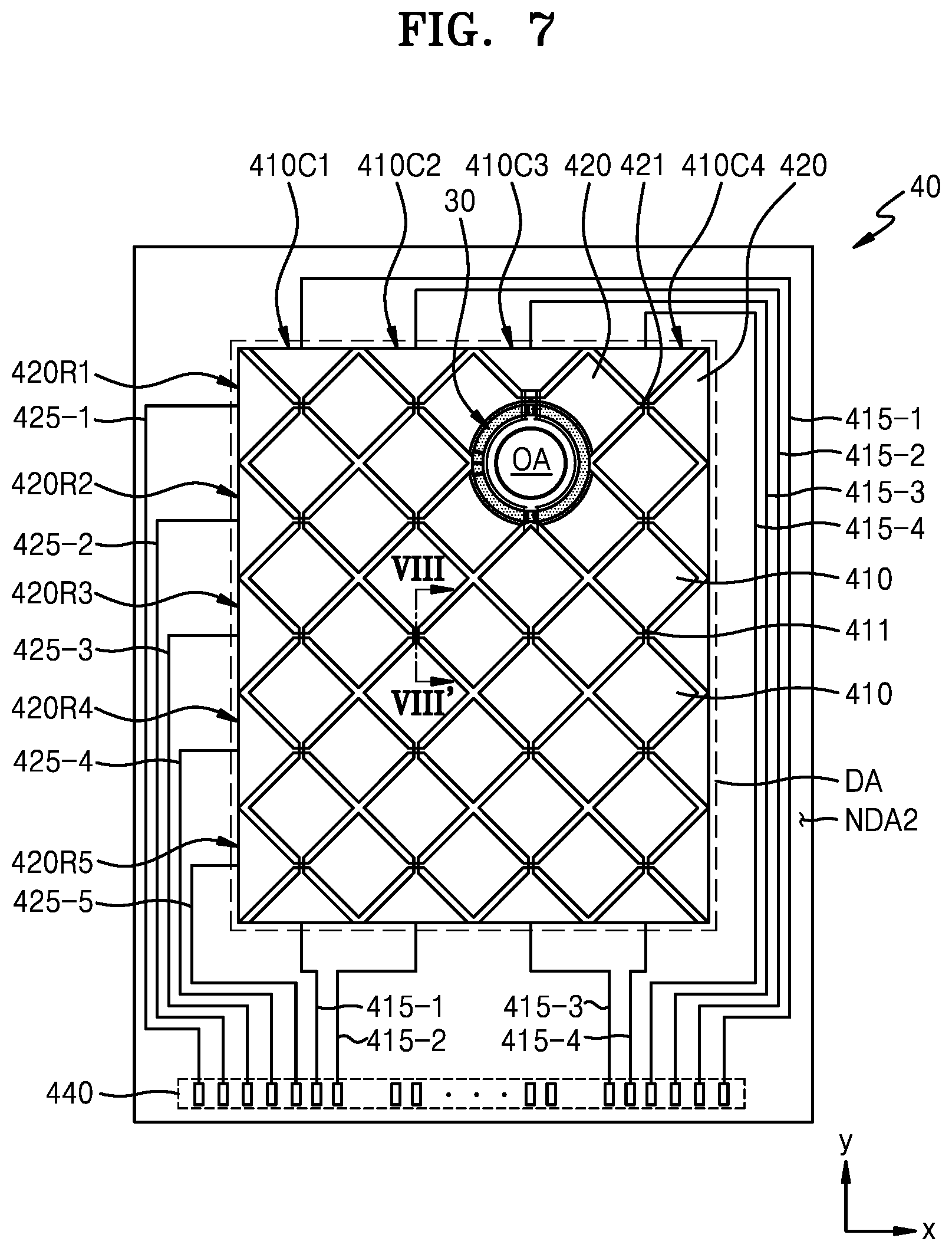 Patent US12422942 Figure 5 – Display device