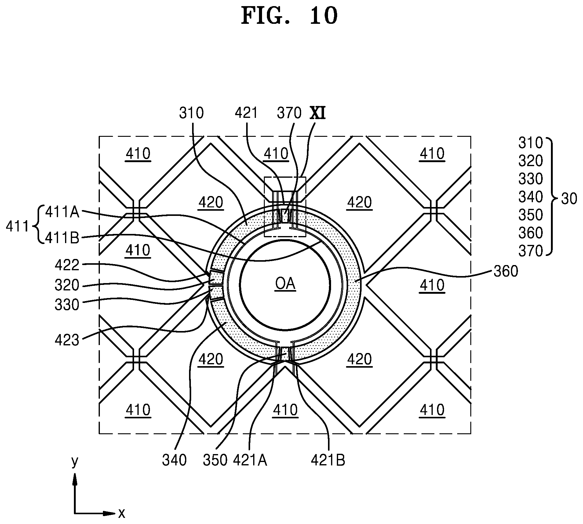 Patent US12422942 Figure 9 – Display device