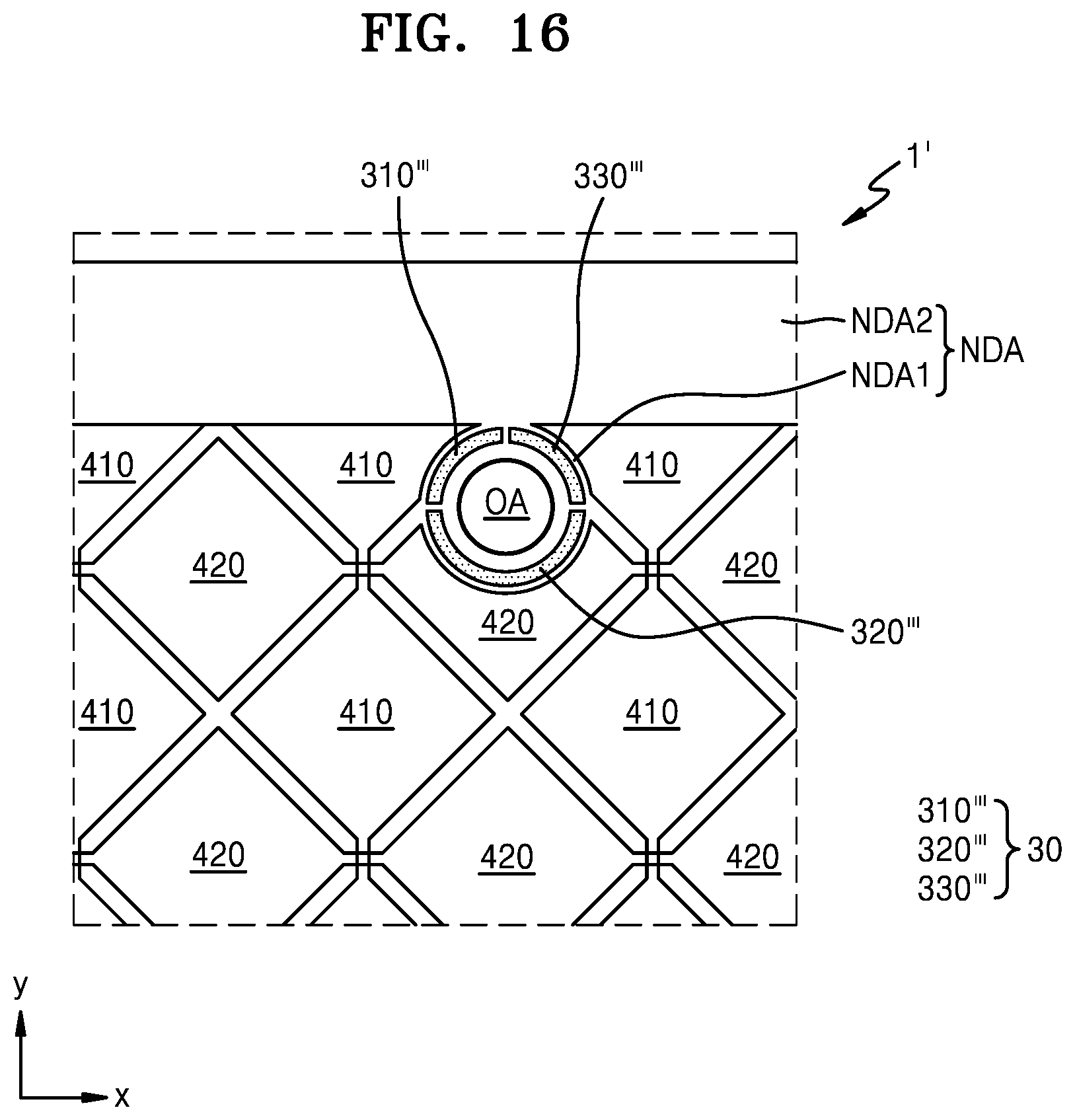 Patent US12422942 Figure 15 – Display device