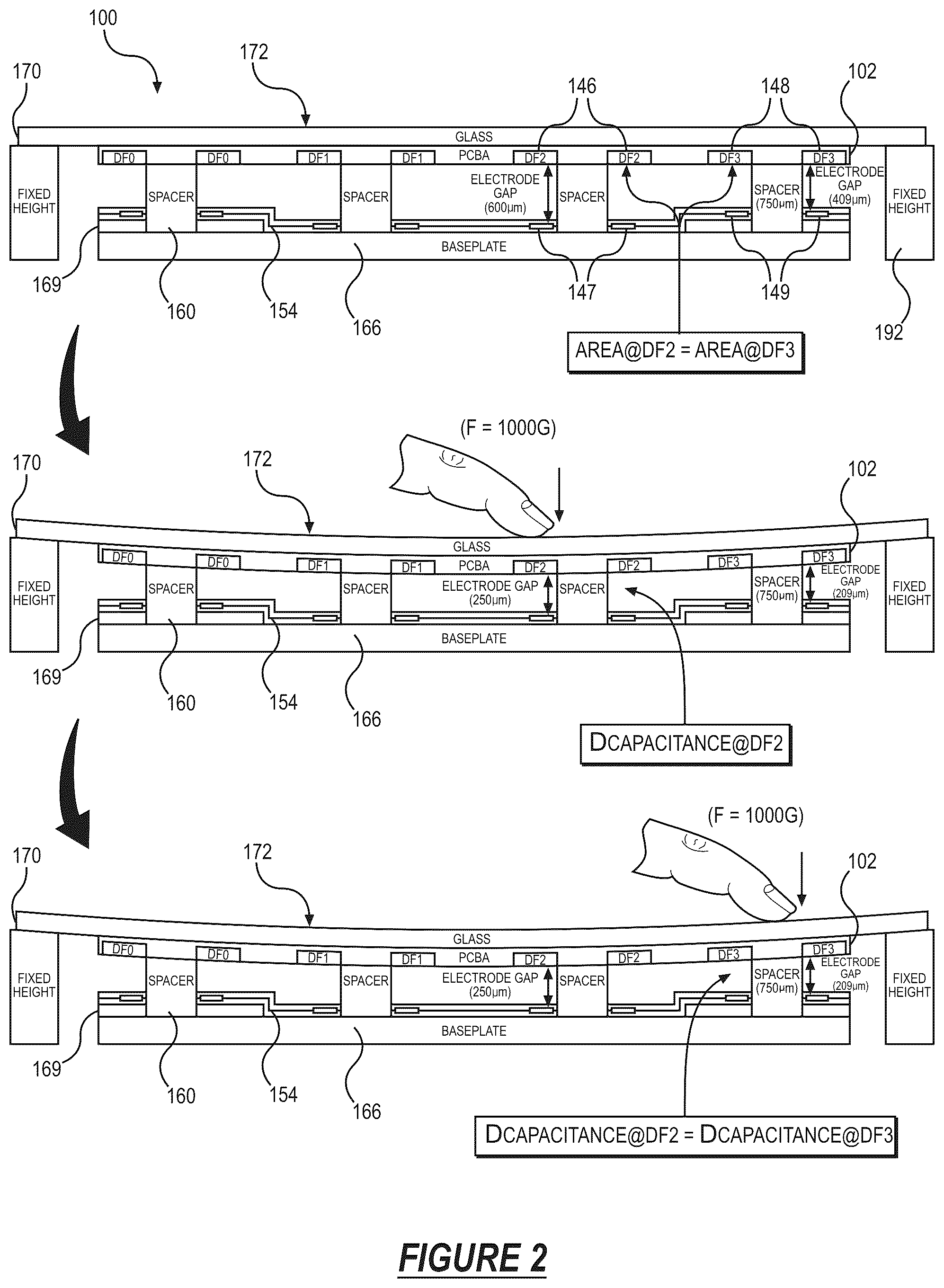 Patent US12422943 Figure 2 – System for detecting and characterizing touch inputs at a human-computer interface