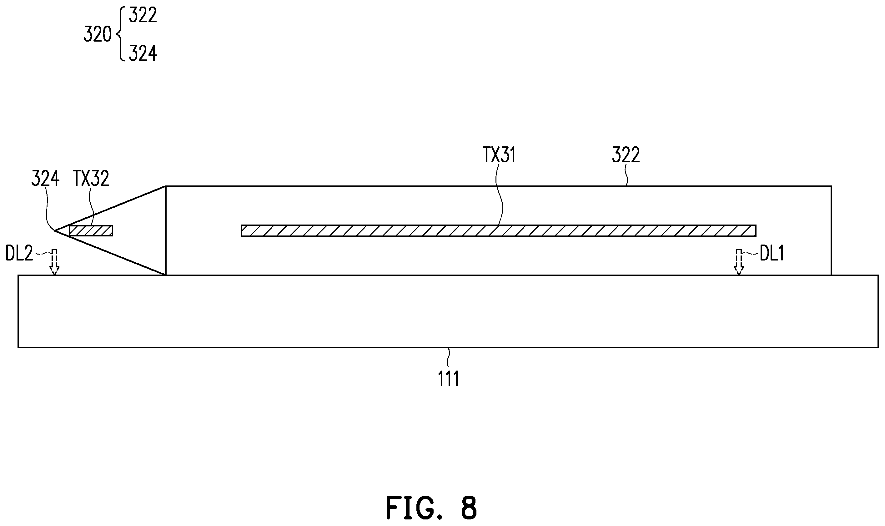Patent US12422945 Figure 8 – Stylus, touch device, and touch processing circuit