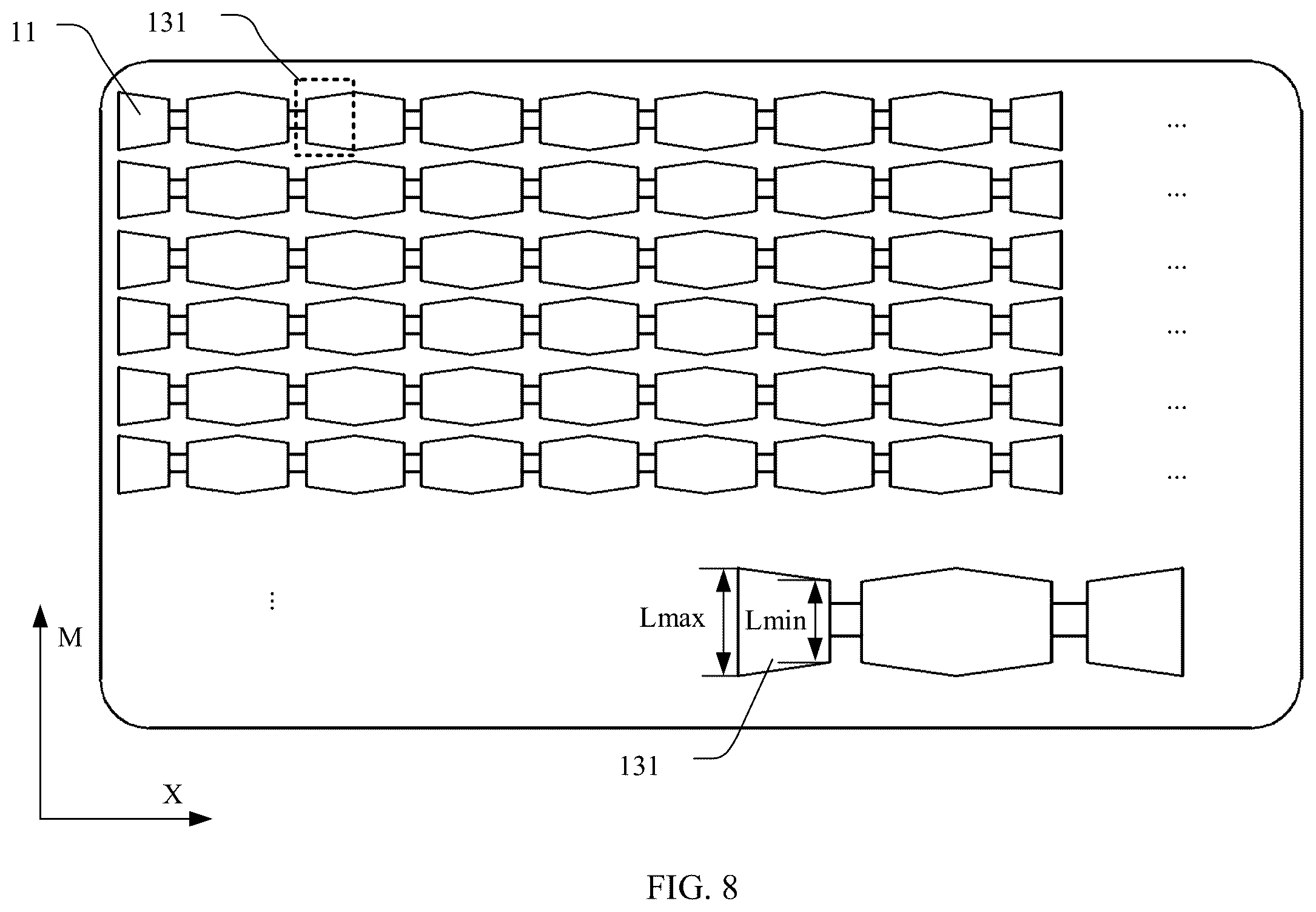 Patent US12422948 Figure 5 – Touch control substrate, touch display, and electronic device