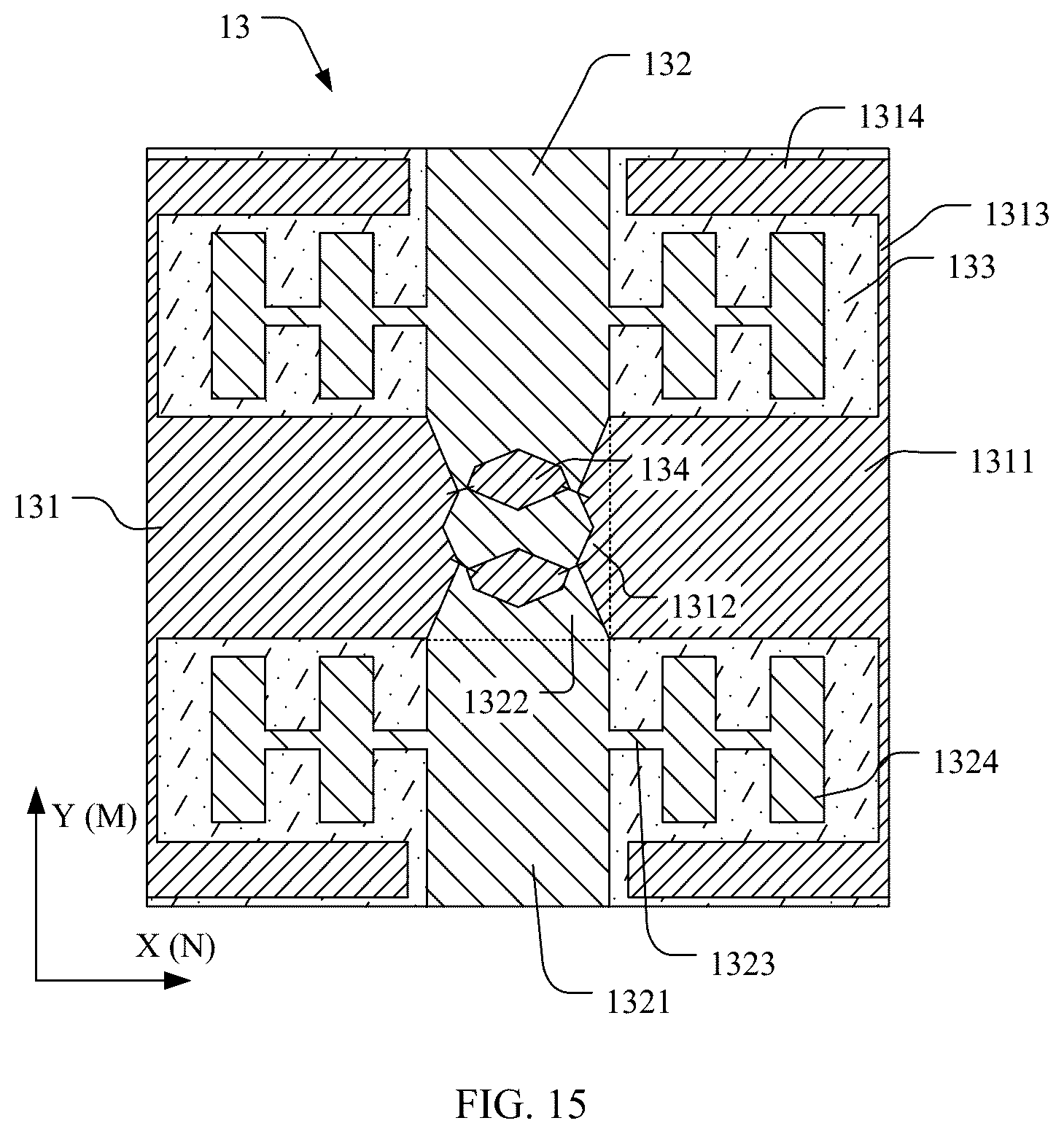 Patent US12422948 Figure 10 – Touch control substrate, touch display, and electronic device