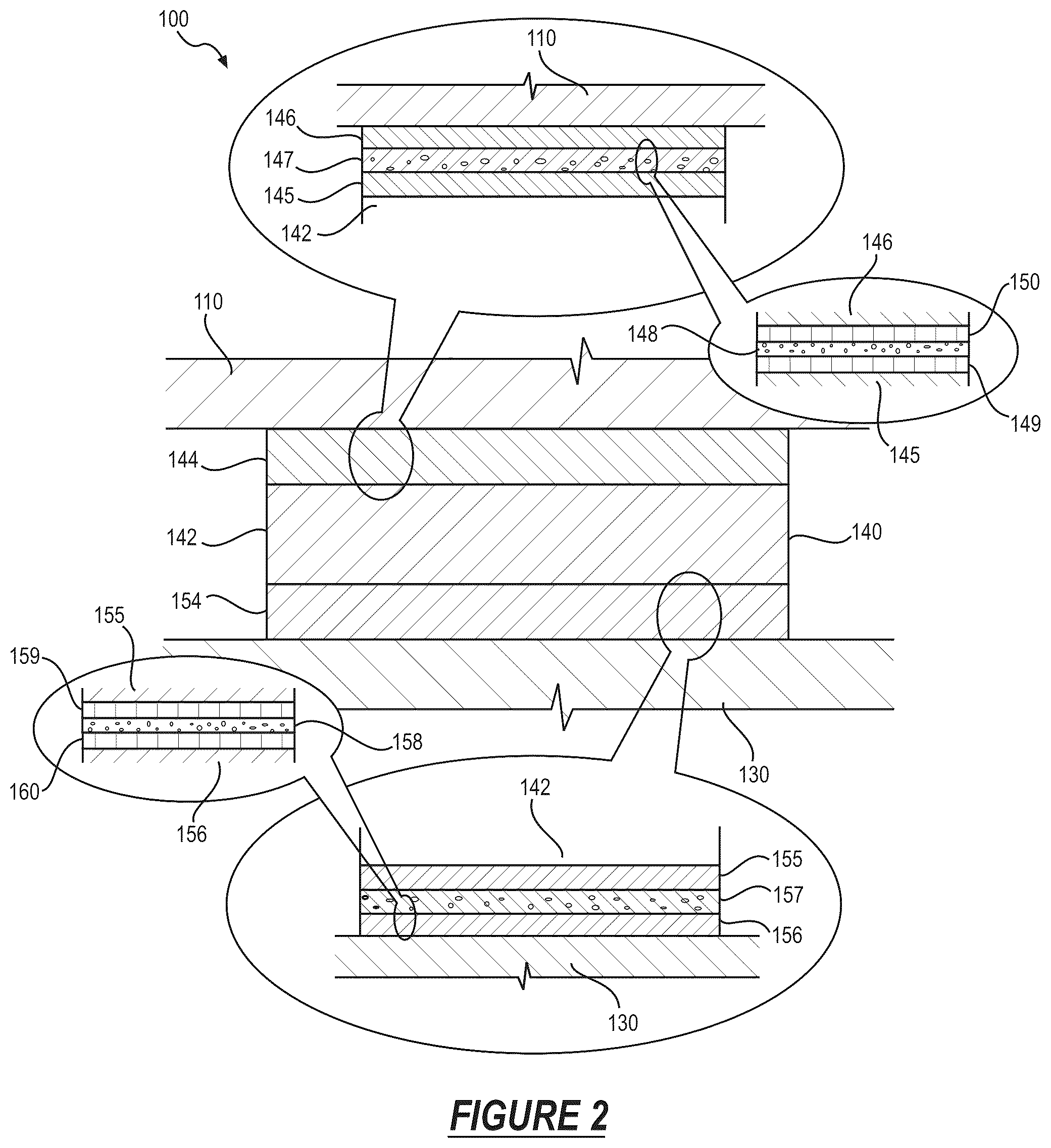 Patent US12422951 Figure 2 – Materials and structures for spacer elements in a human-computer interface system