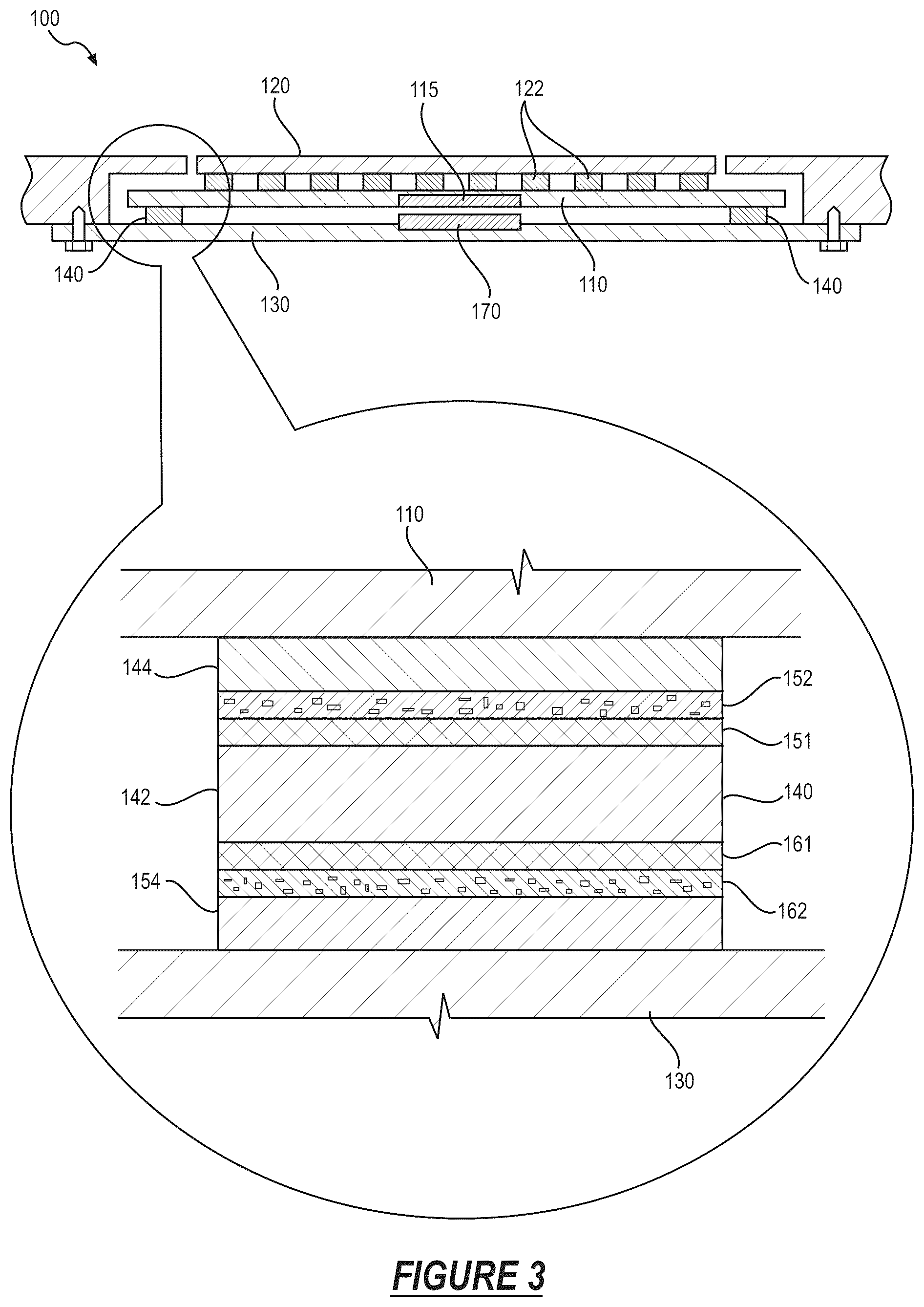 Patent US12422951 Figure 3 – Materials and structures for spacer elements in a human-computer interface system