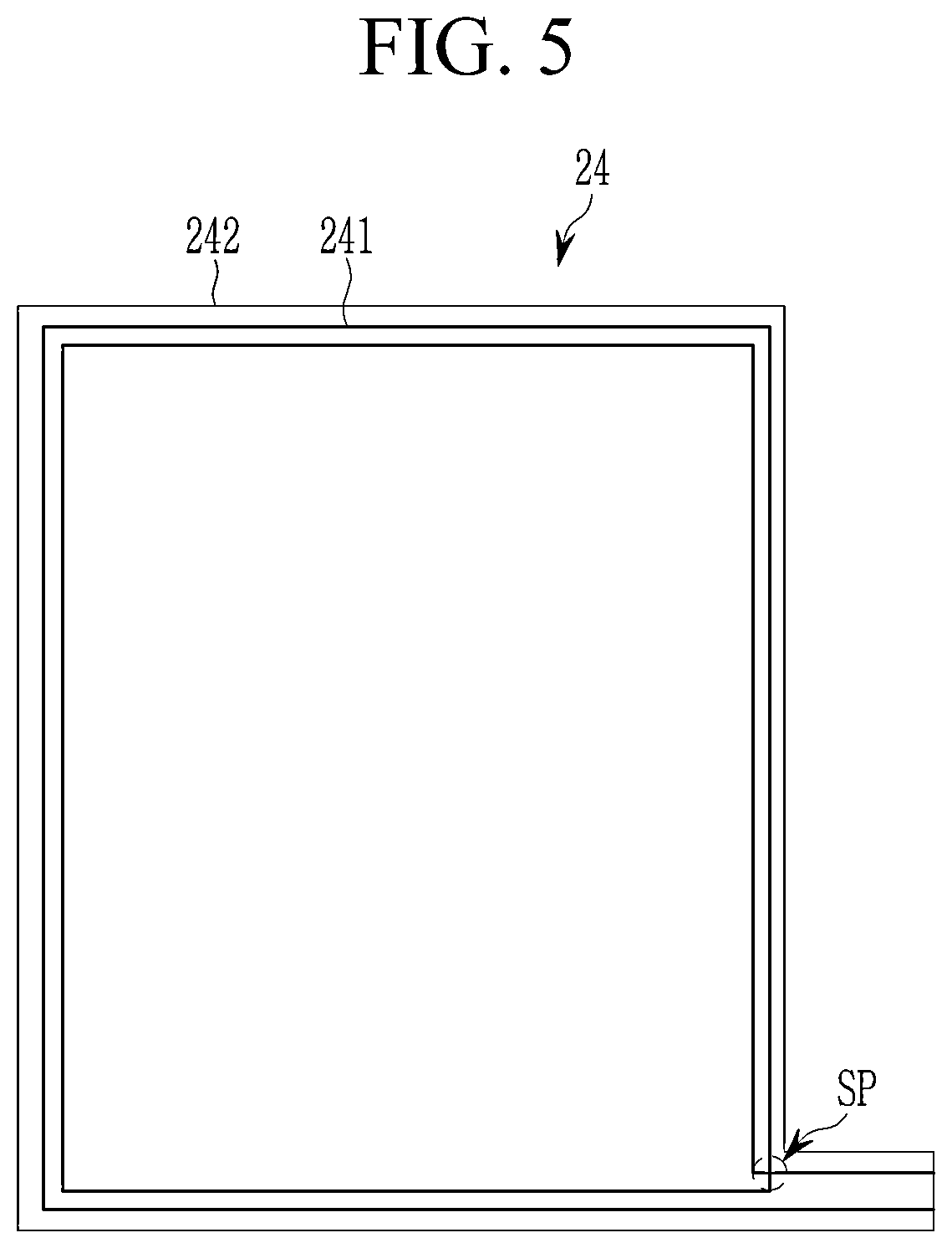 Patent US12422953 Figure 5 – Stylus pen, antenna module, touch sensor, and electronic device