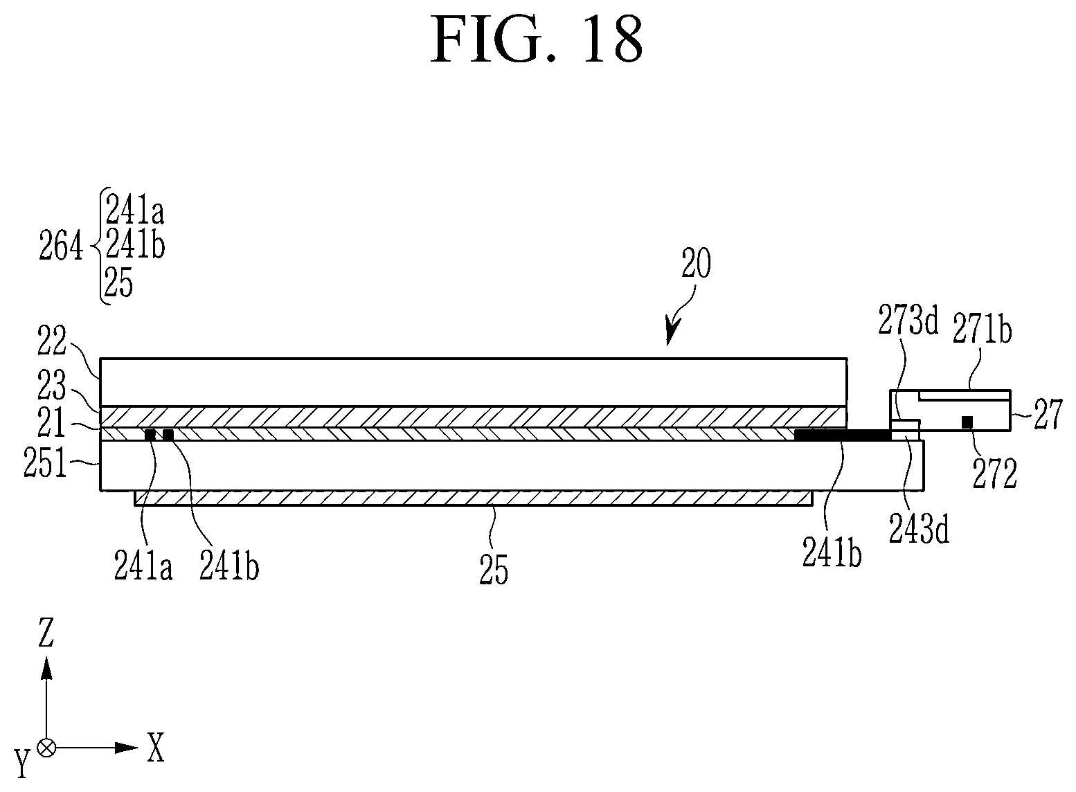 Patent US12422953 Figure 18 – Stylus pen, antenna module, touch sensor, and electronic device
