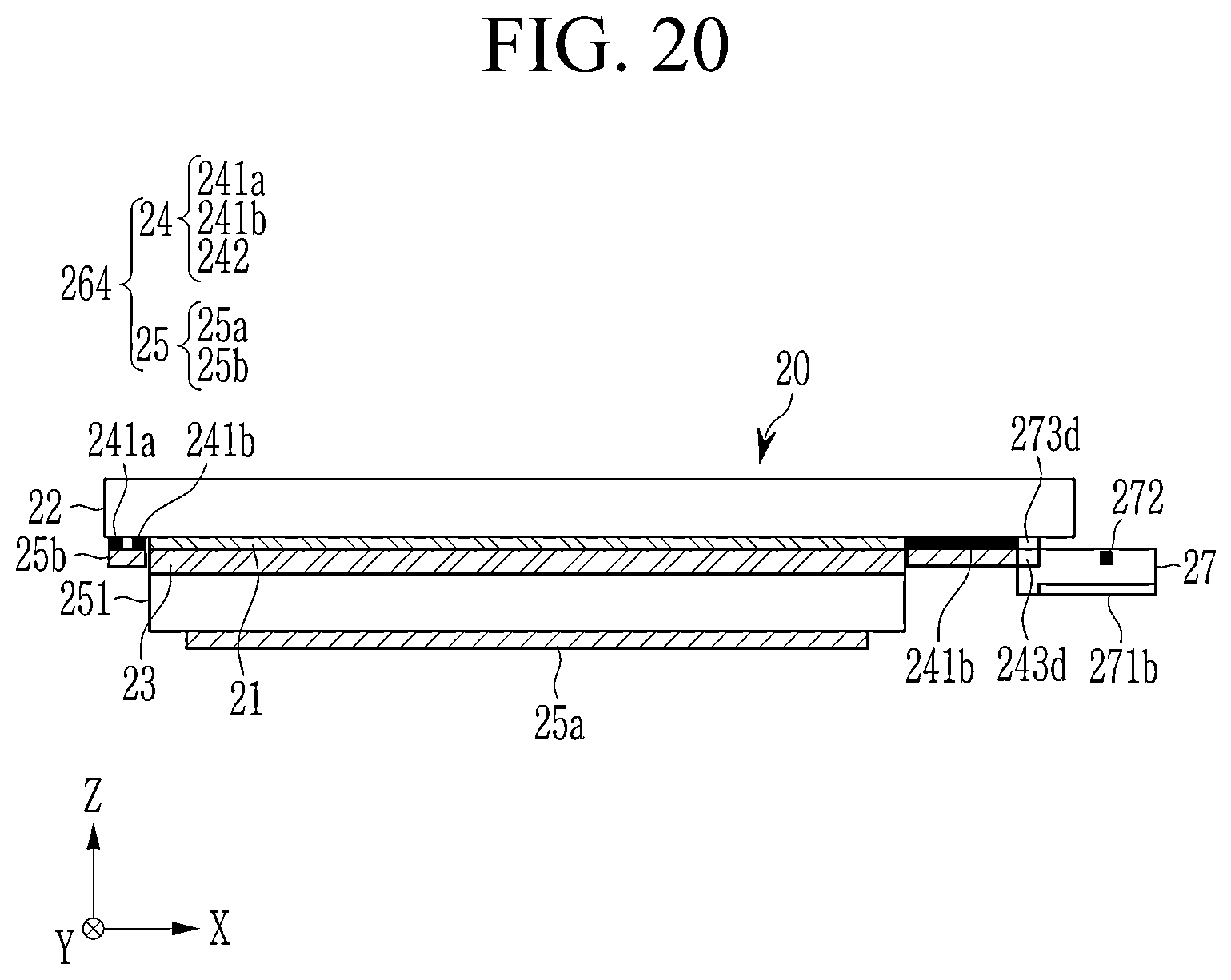Patent US12422953 Figure 20 – Stylus pen, antenna module, touch sensor, and electronic device