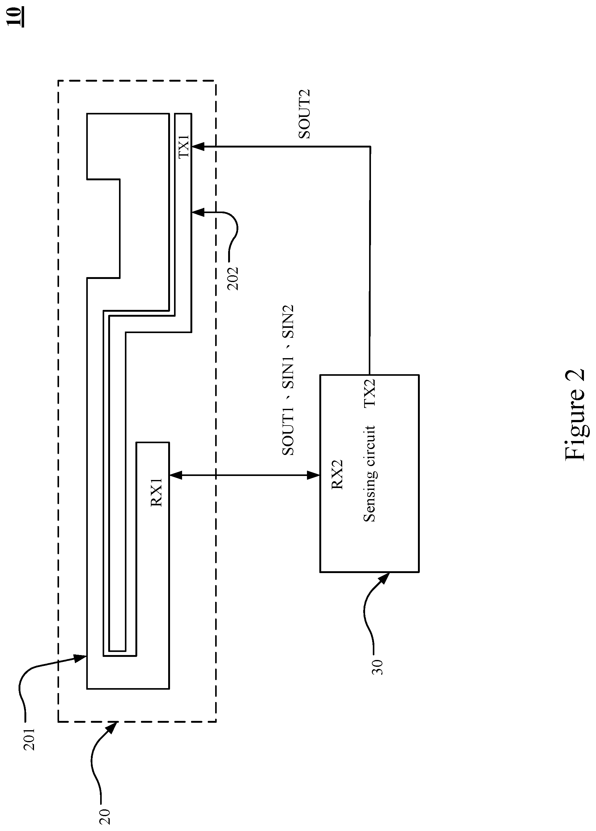 Patent US12422954 Figure 2 – Proximity sensor and proximity sensing method
