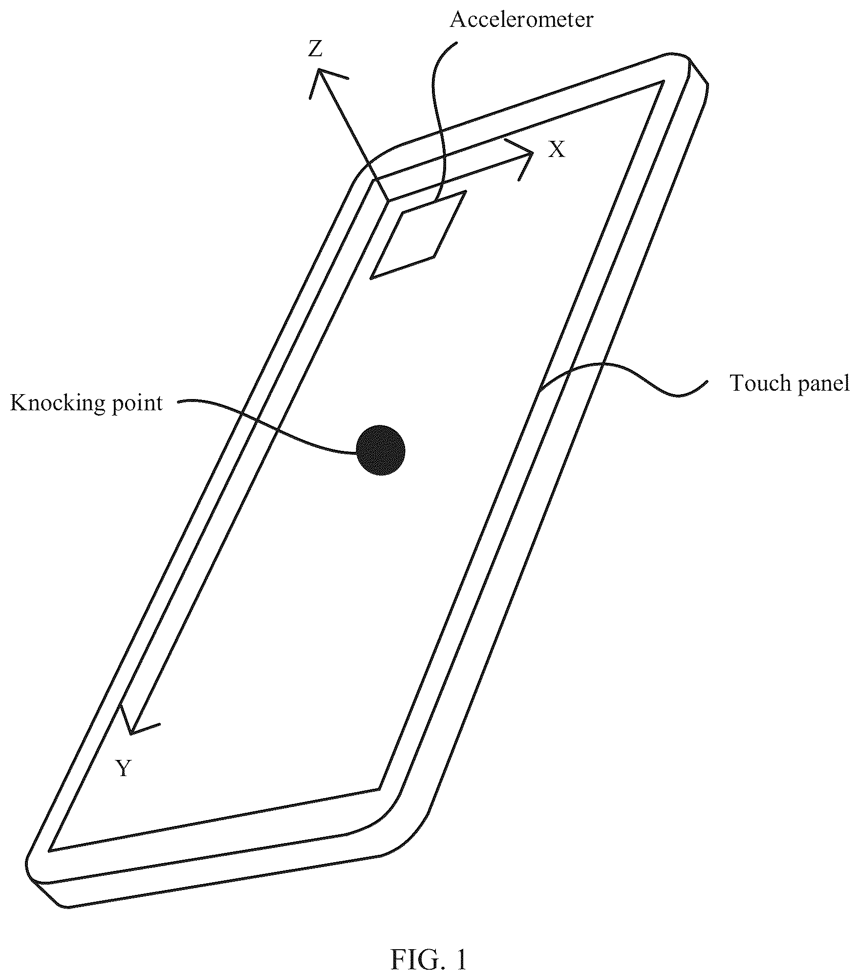 Patent US12422955 Figure 1 – Knuckle operation identification method and electronic device