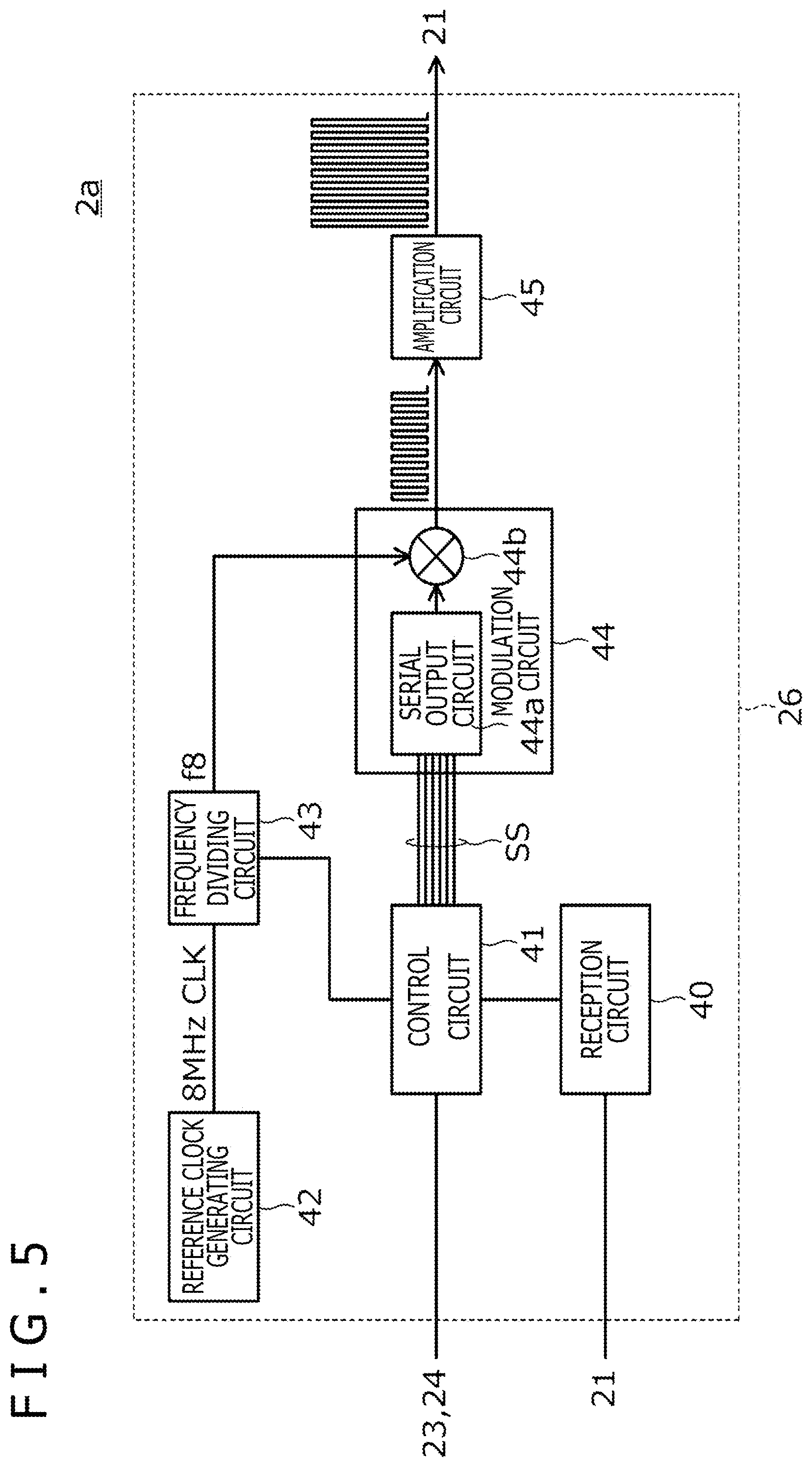 Patent US12422958 Figure 5 – Active pen and sensor integrated circuit
