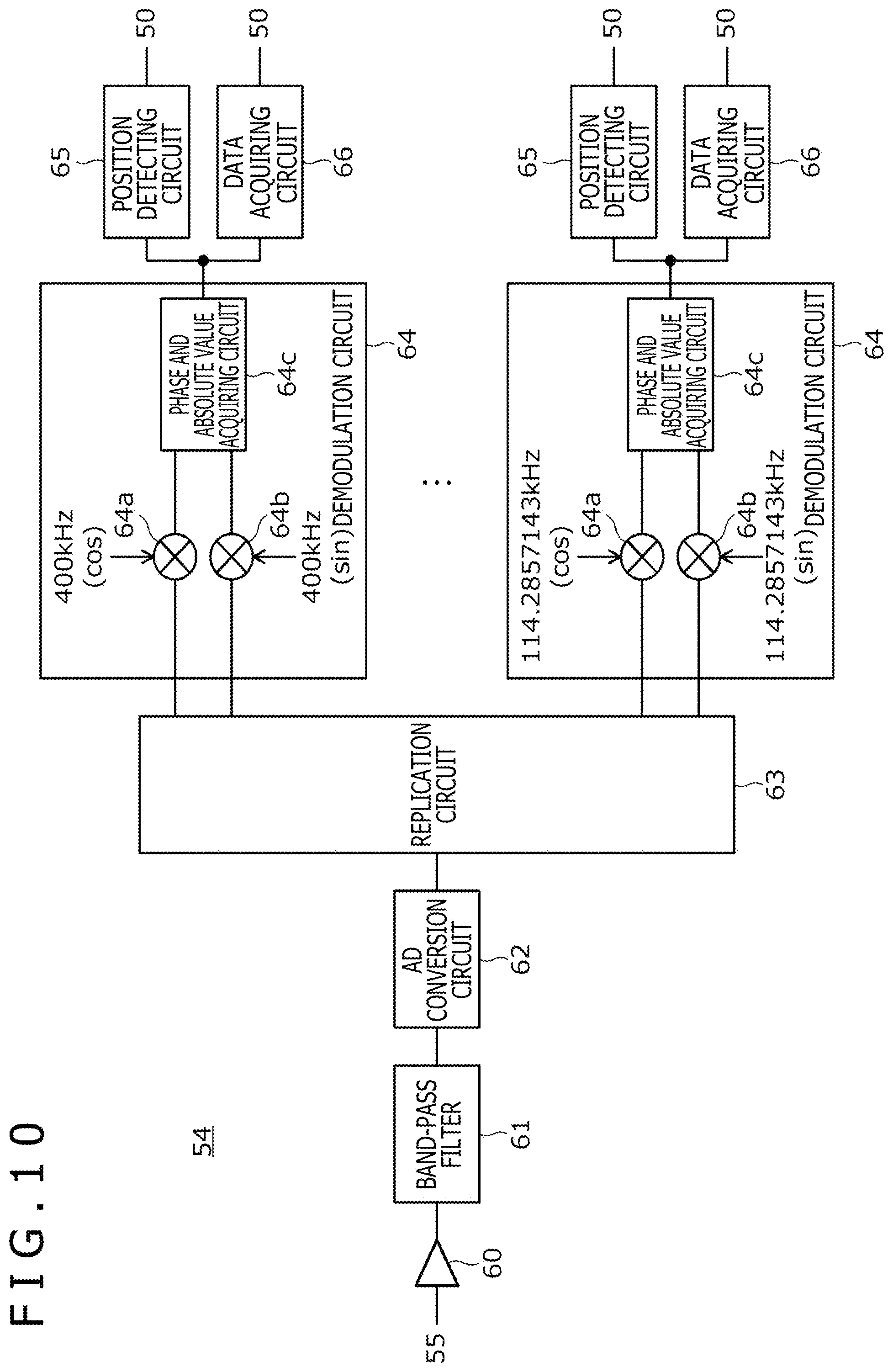 Patent US12422958 Figure 10 – Active pen and sensor integrated circuit