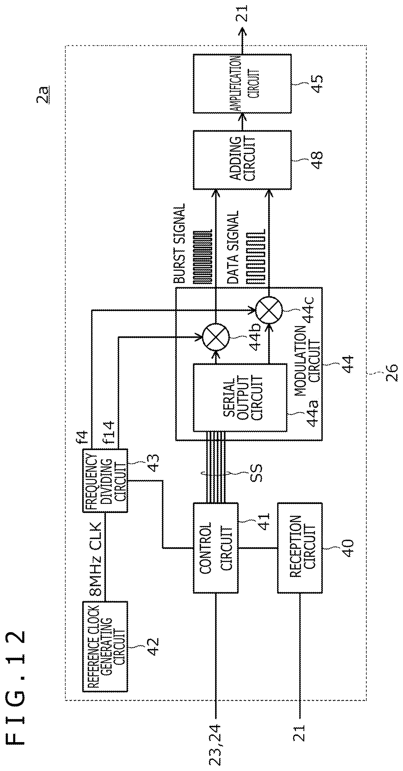 Patent US12422958 Figure 12 – Active pen and sensor integrated circuit