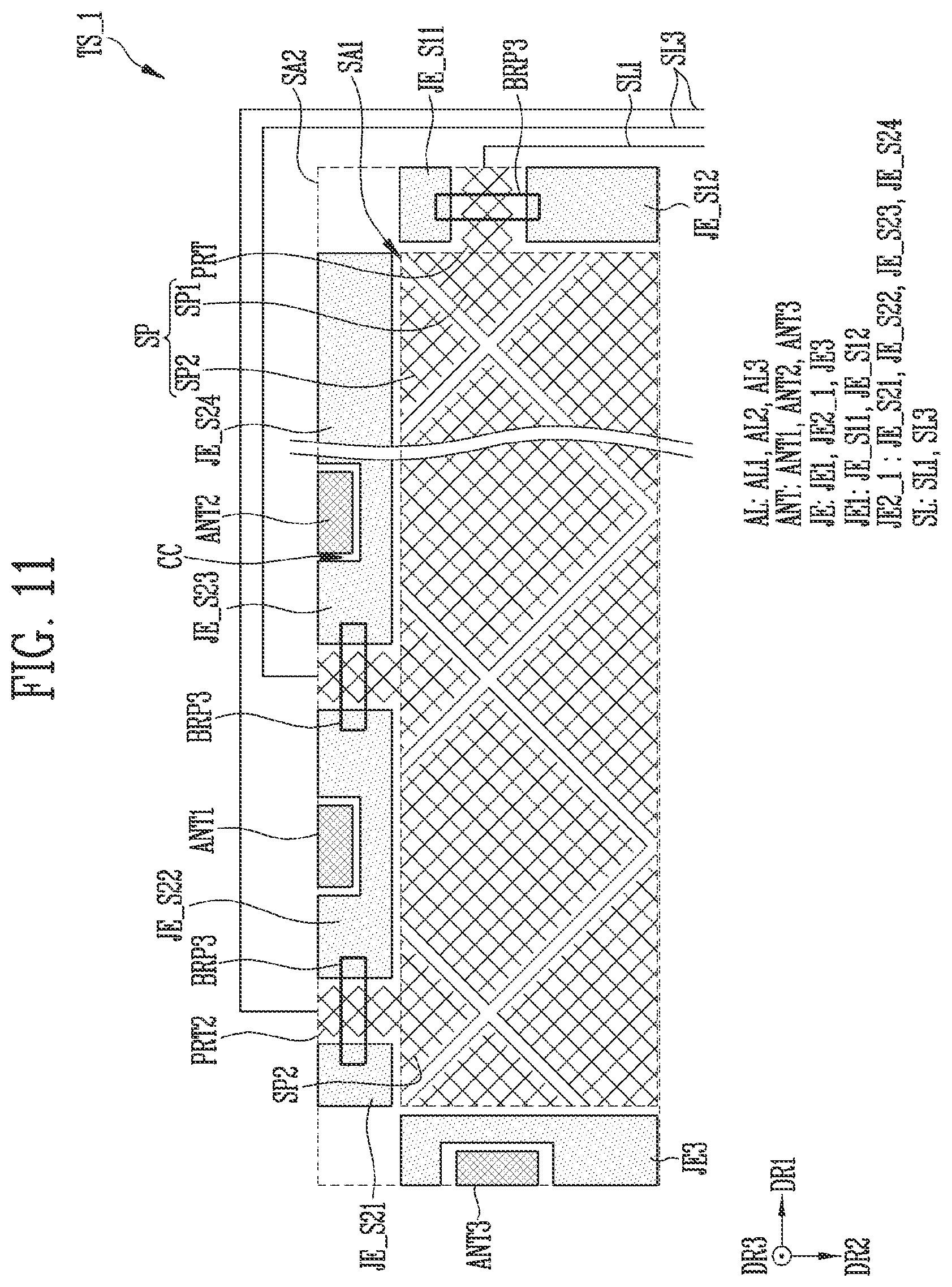 Patent US12422959 Figure 10 – Input sensing device, display device including the same, and electronic device including the display device