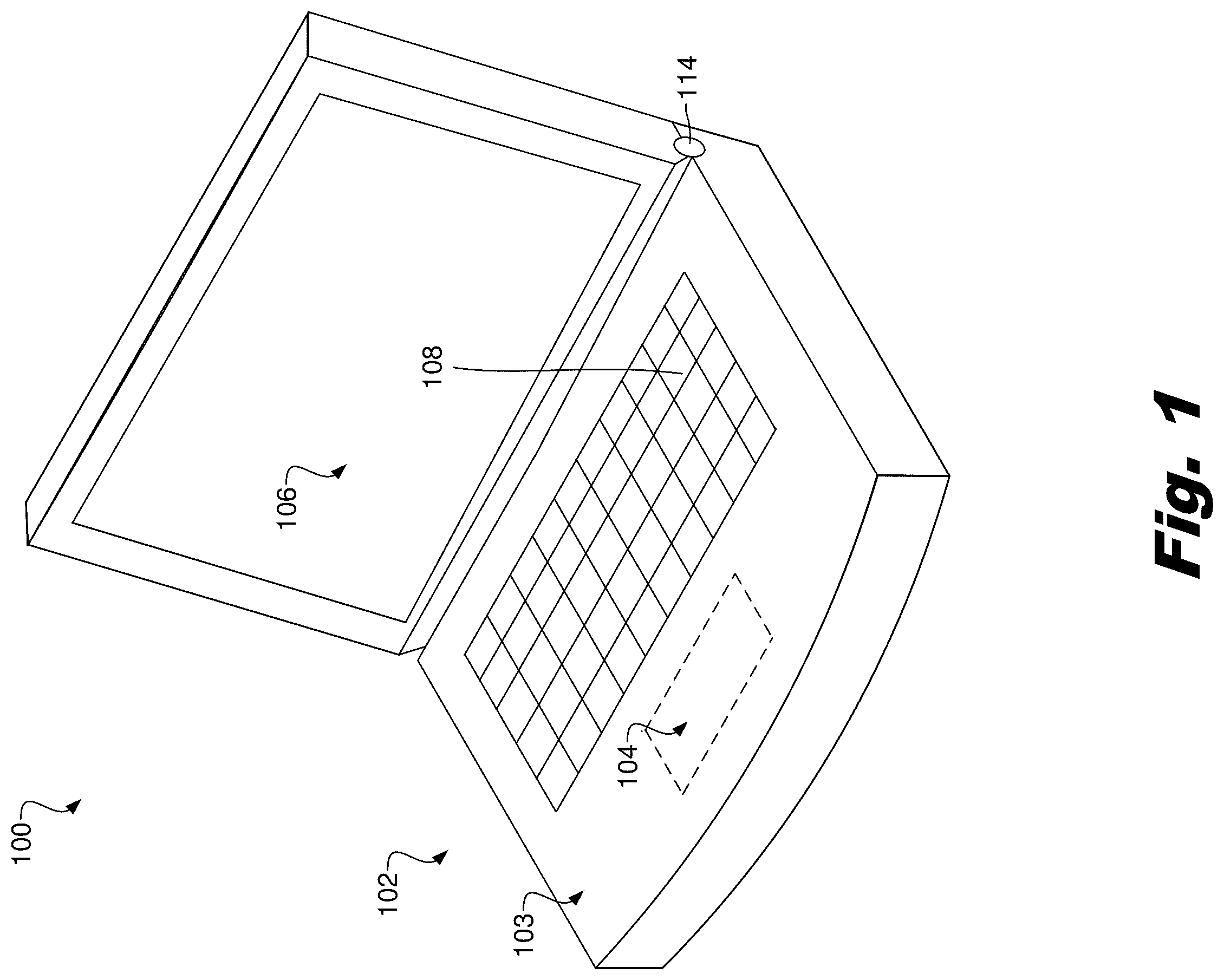 Patent US12422960 Figure 1 – Determining an unprompted input