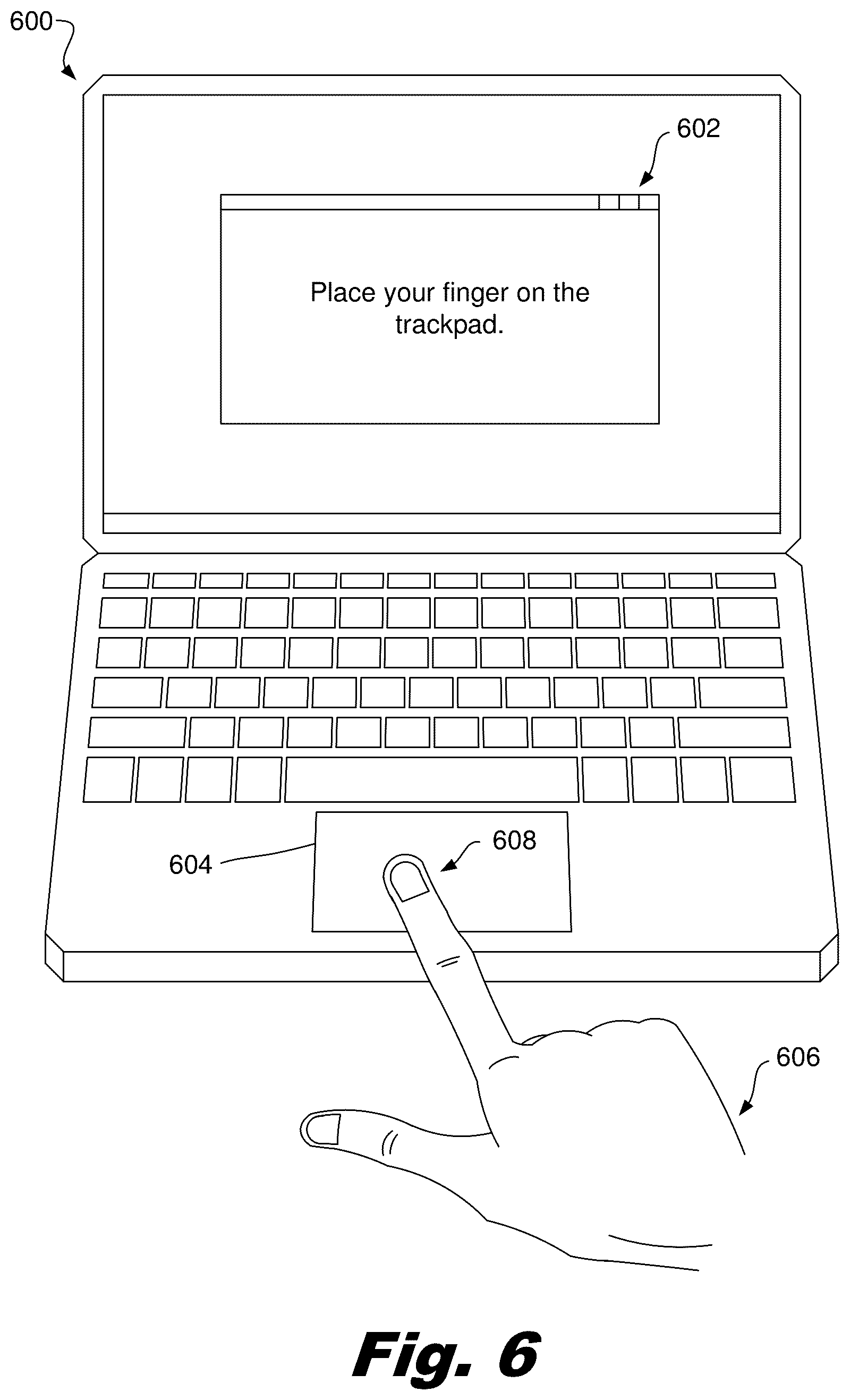 Patent US12422960 Figure 5 – Determining an unprompted input