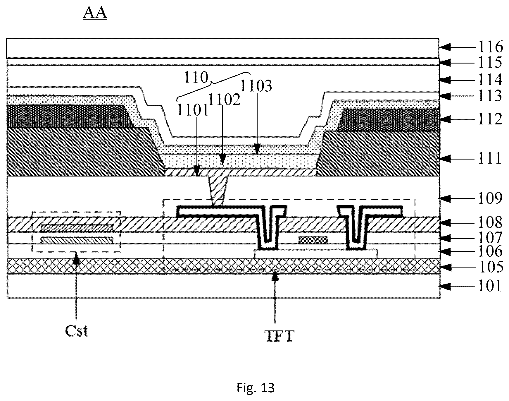 Patent US12422964 Figure 12 – Display substrate and display device