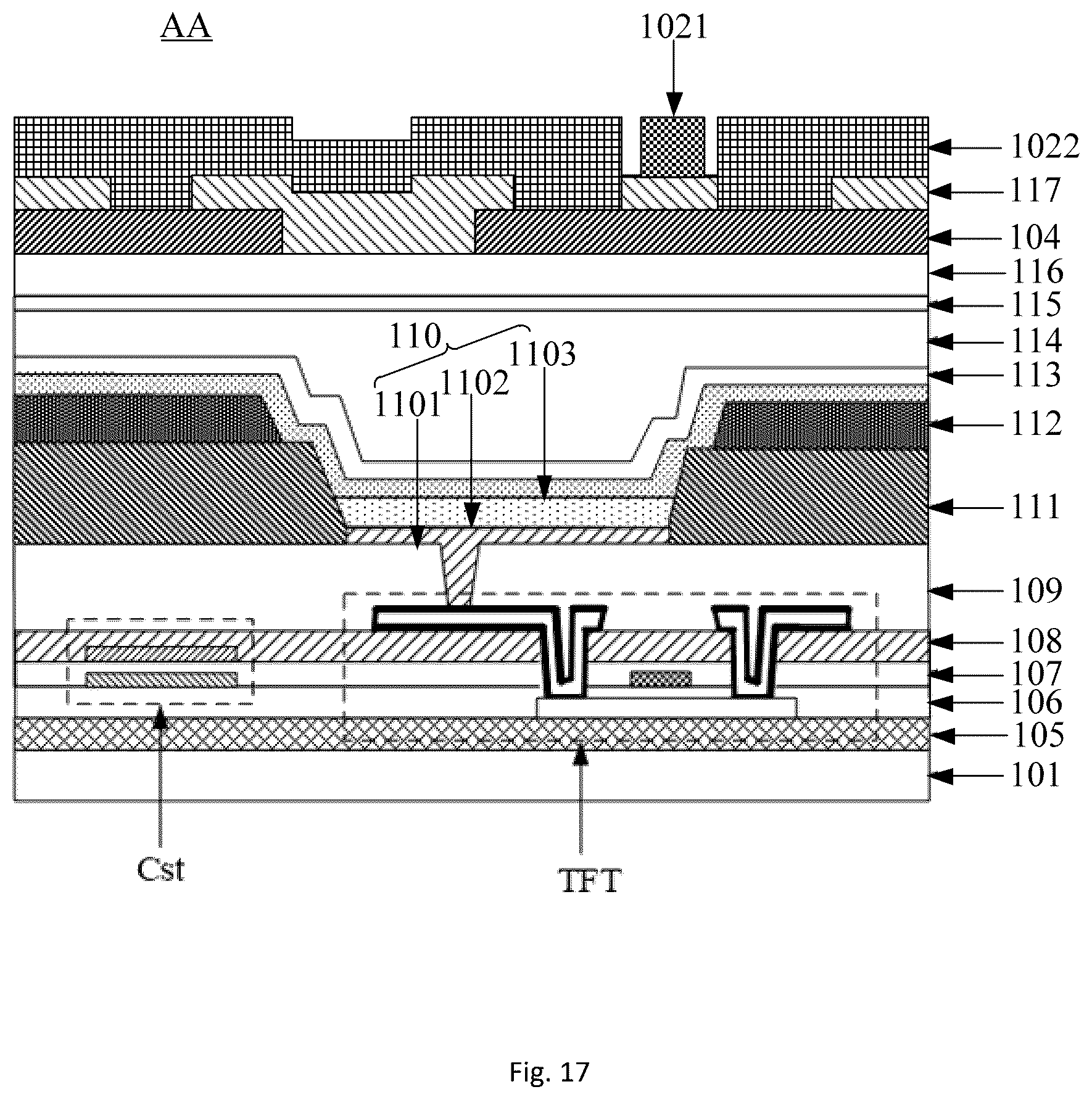 Patent US12422964 Figure 16 – Display substrate and display device