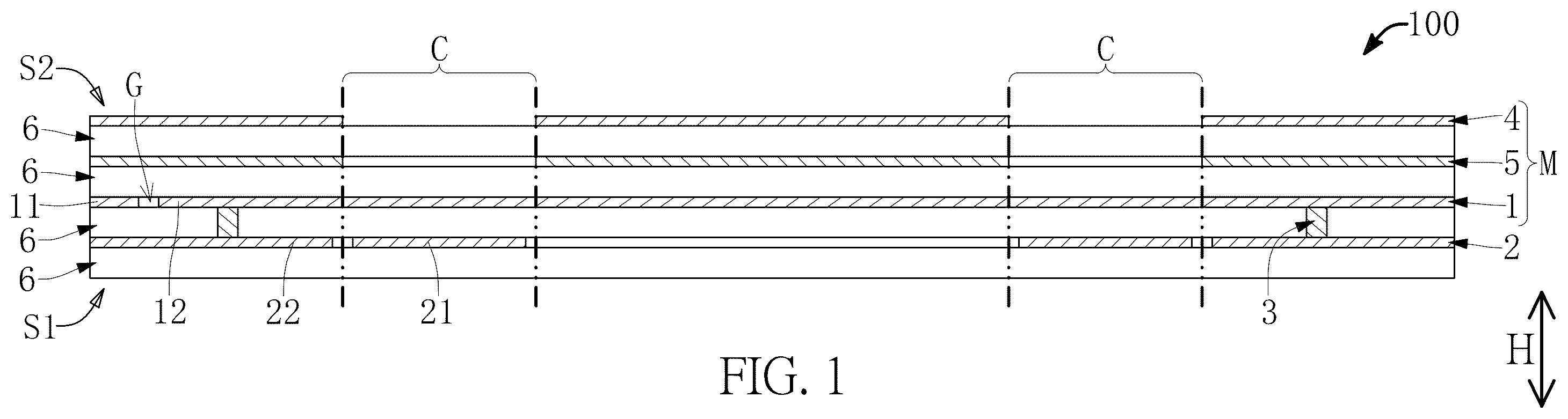 Patent US12422965 — Touch pad and sensing module thereof — Figure 1
