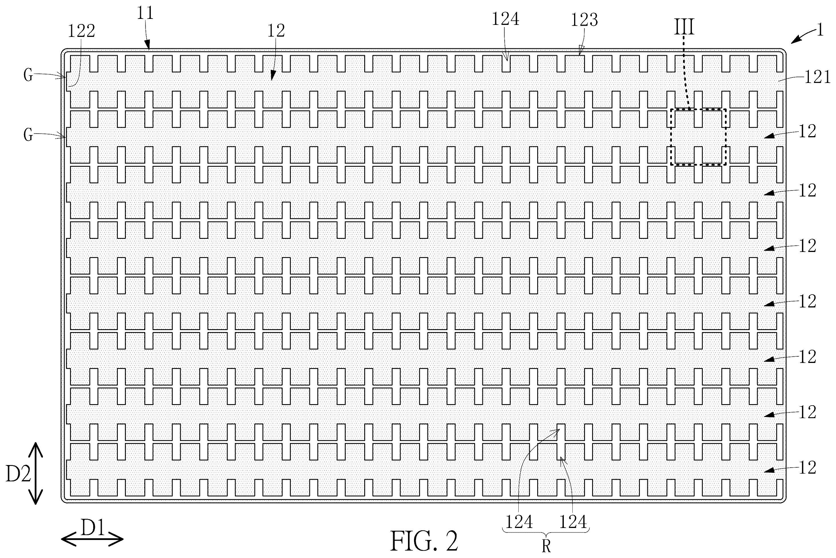 Patent US12422965 Figure 2 – Touch pad and sensing module thereof