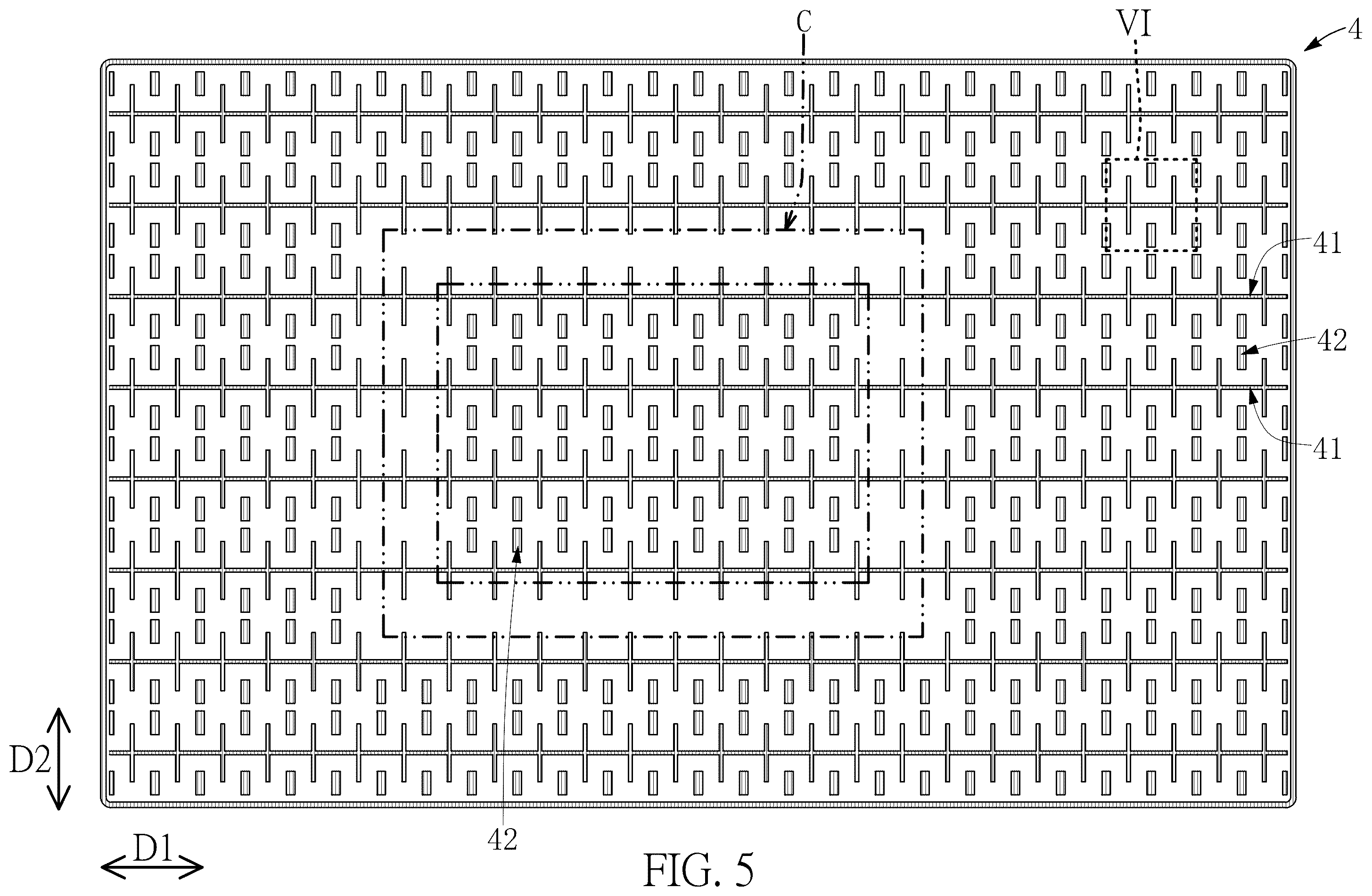 Patent US12422965 Figure 5 – Touch pad and sensing module thereof