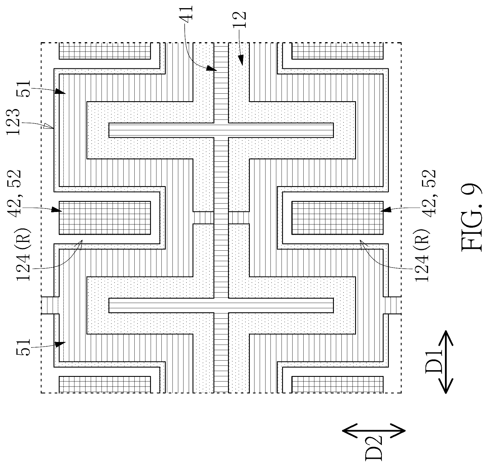 Patent US12422965 Figure 9 – Touch pad and sensing module thereof