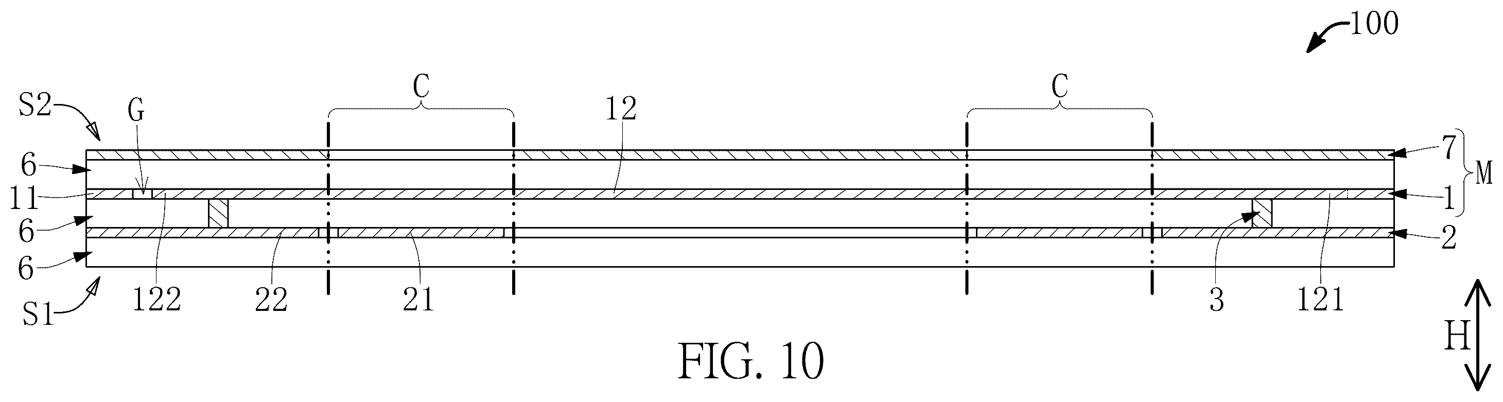Patent US12422965 Figure 10 – Touch pad and sensing module thereof