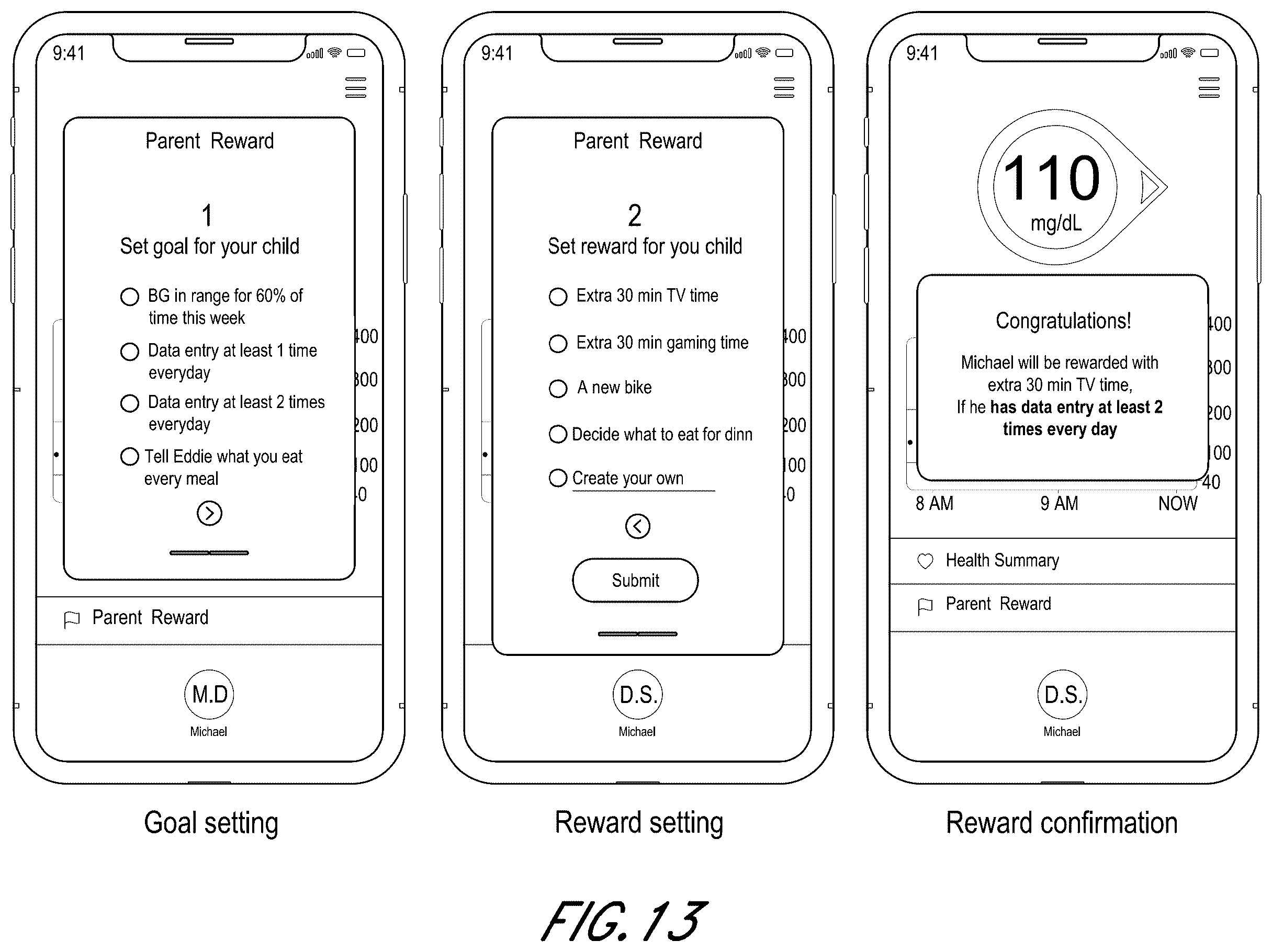 Patent US12422967 Figure 10 – Multi-process analyte monitoring and communication system