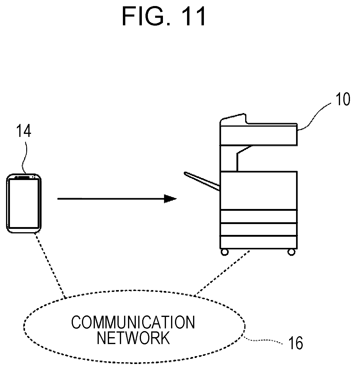 Patent US12422972 Figure 11 – Information processing apparatus, information processing system, and non-transitory computer readable medium