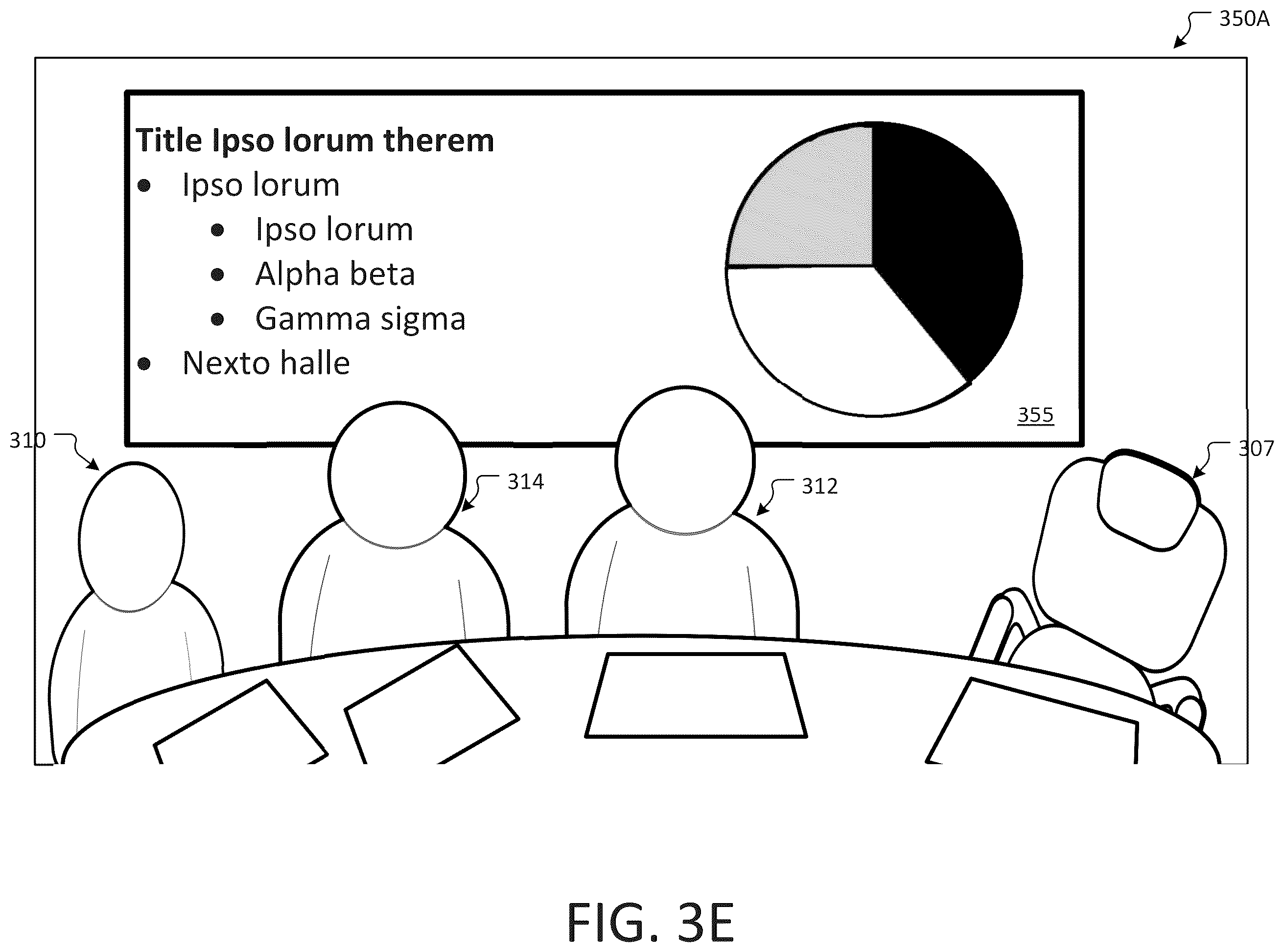 Patent US12422973 Figure 7 – Established perspective user interface and user experience for video meetings